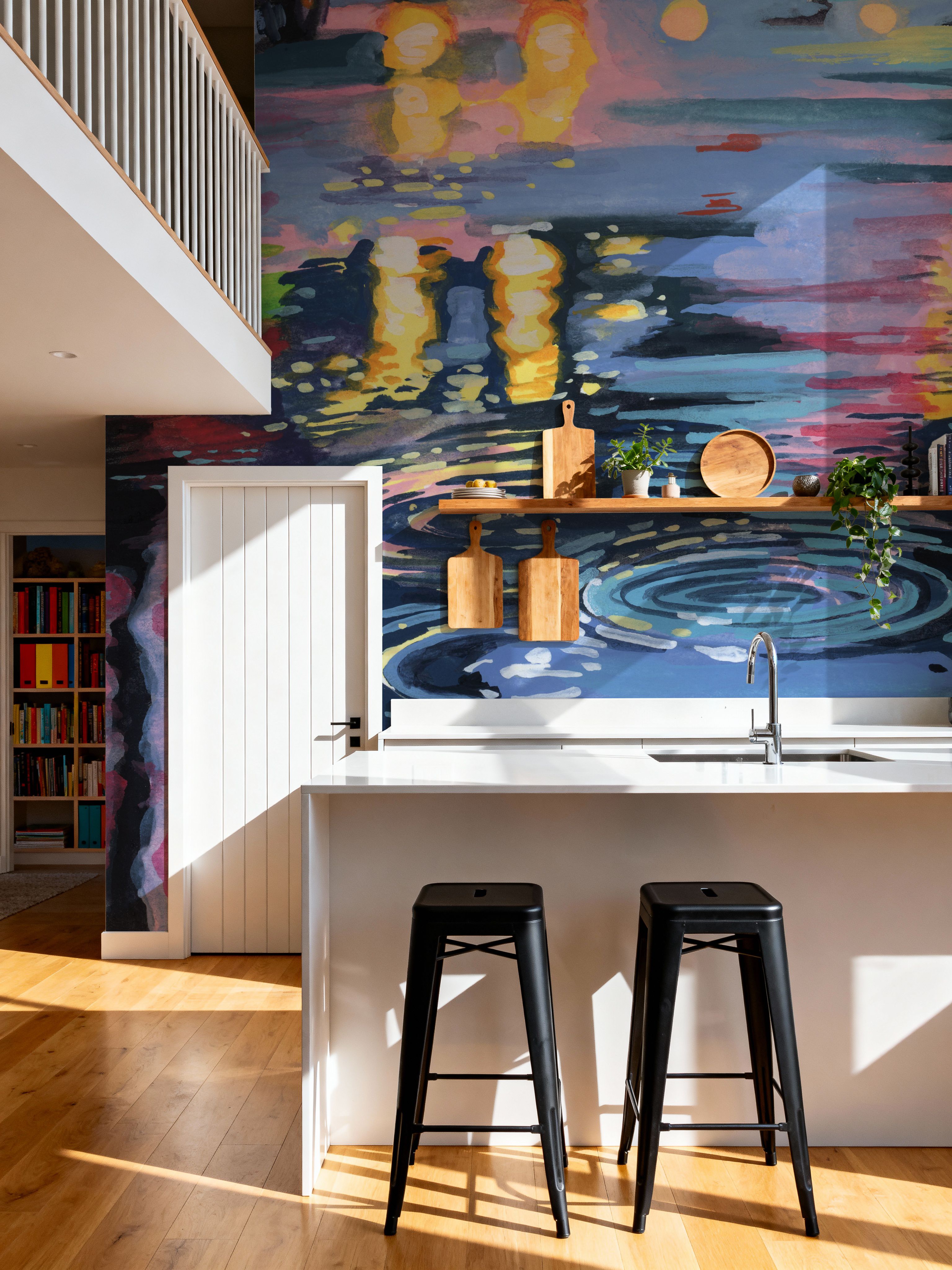 Rain Drops On City Road