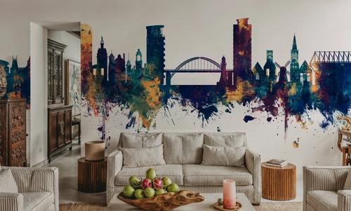 Sunderland England Skyline Blue & Bronze