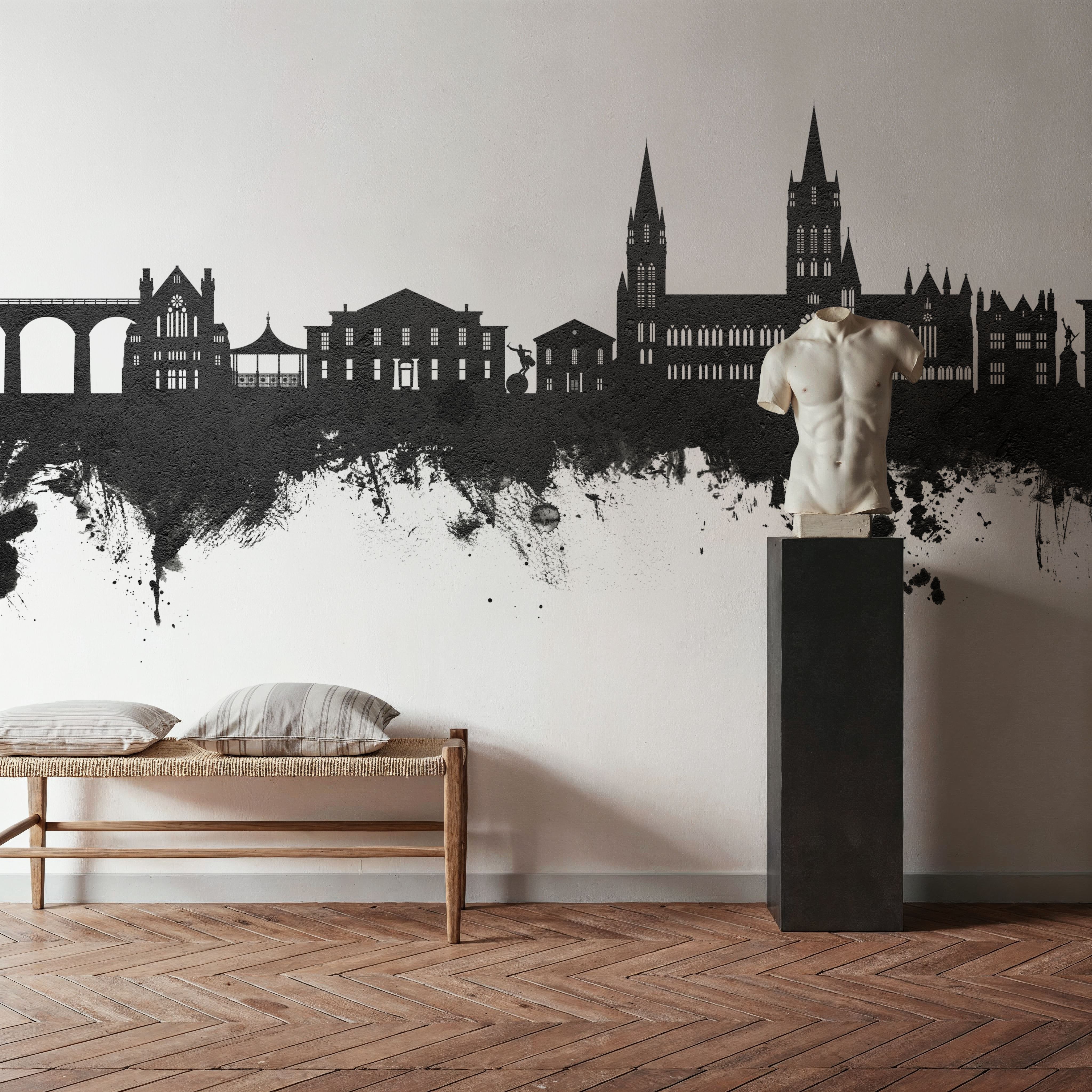 Truro England Skyline Black & White