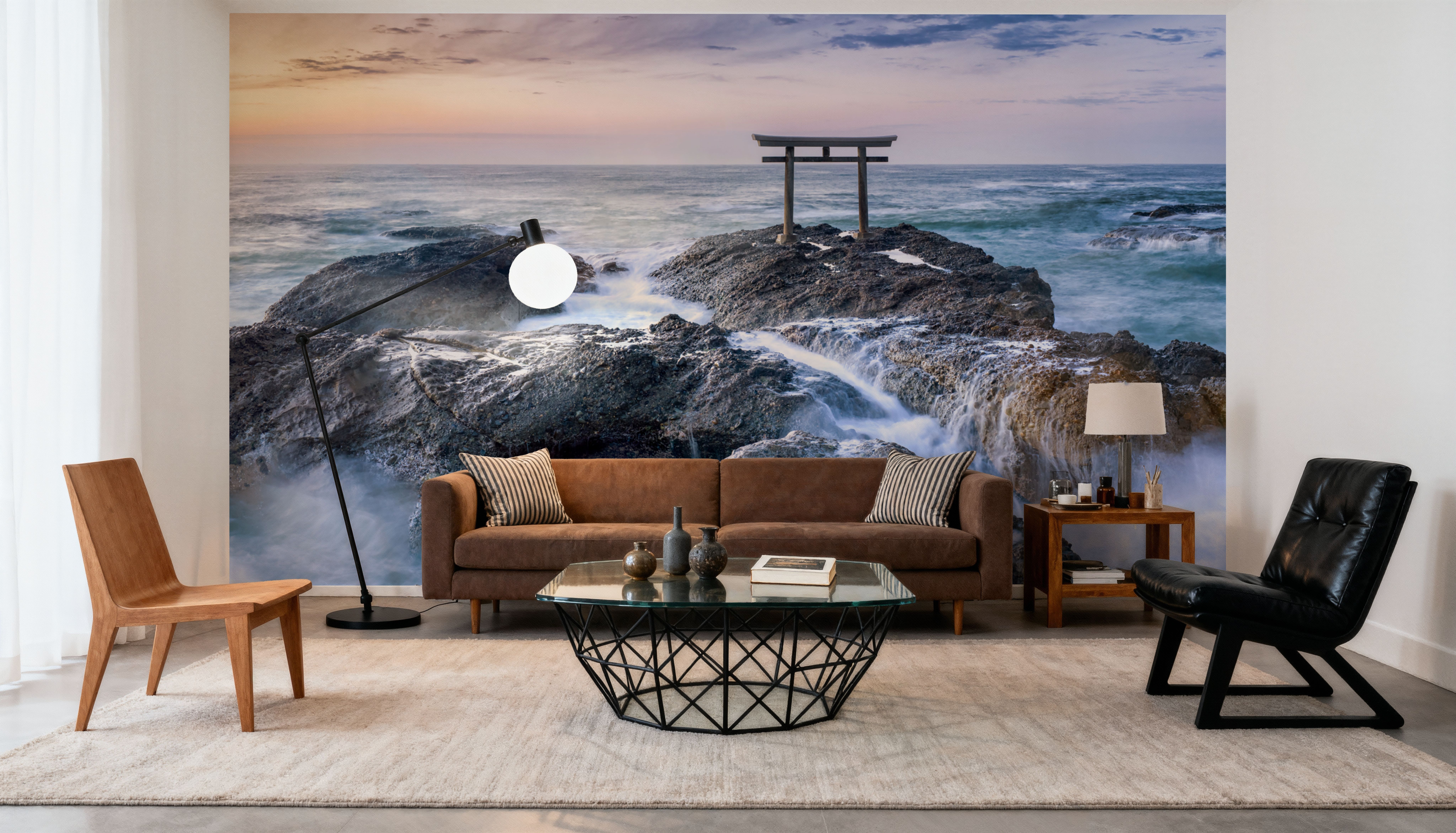 Sunset Shrine, Tapet