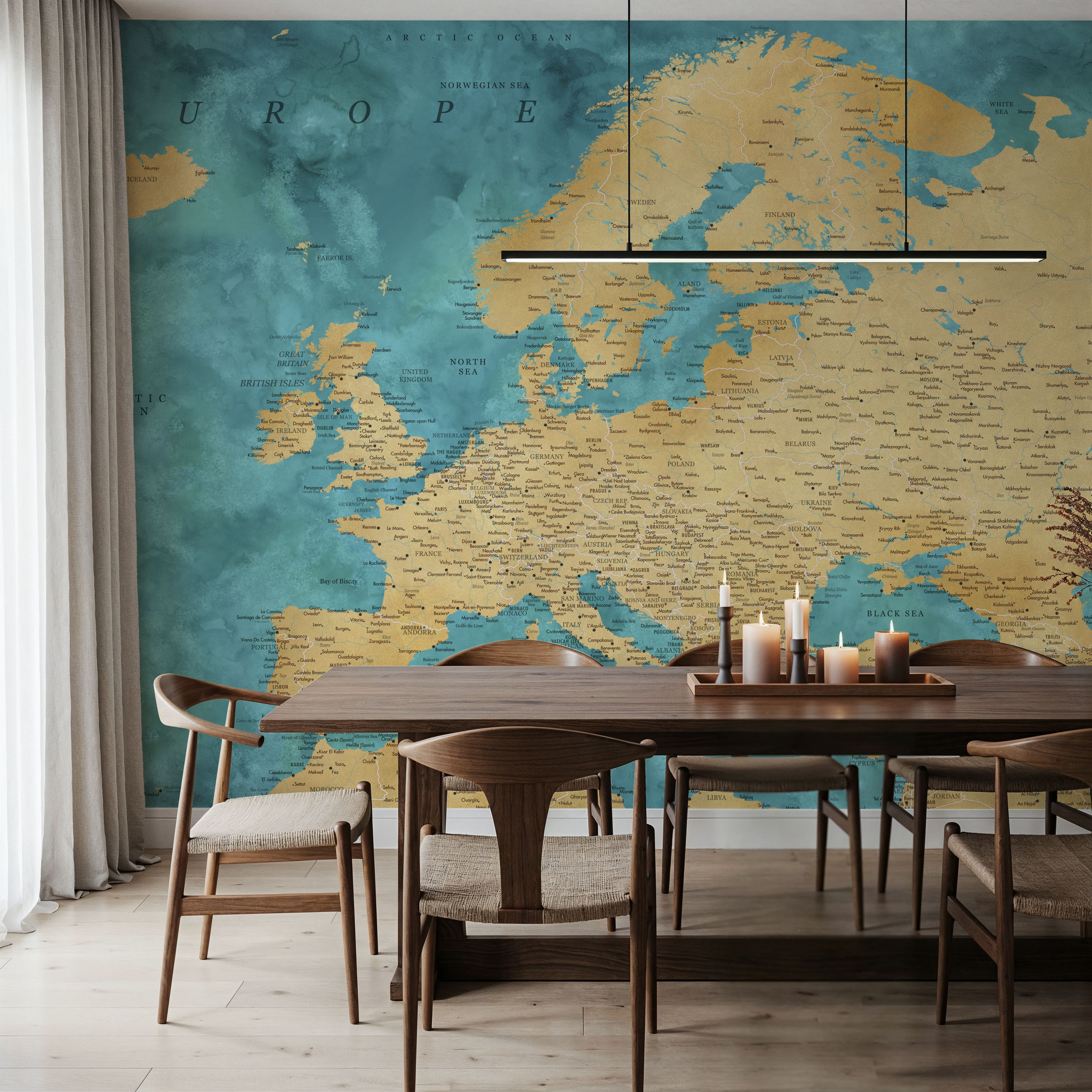 Europe Map Detailed - Lexy