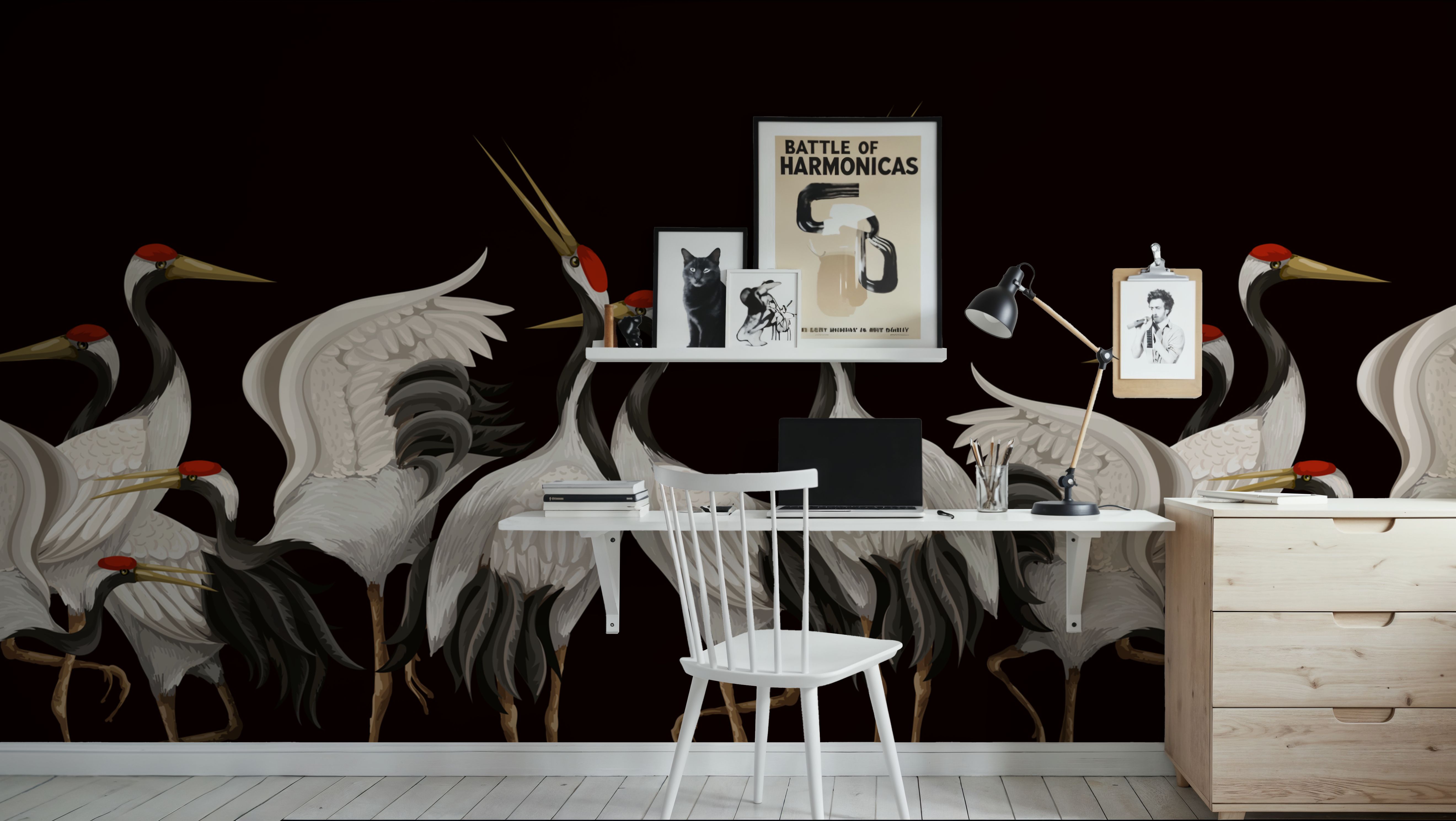 Midnight Herons