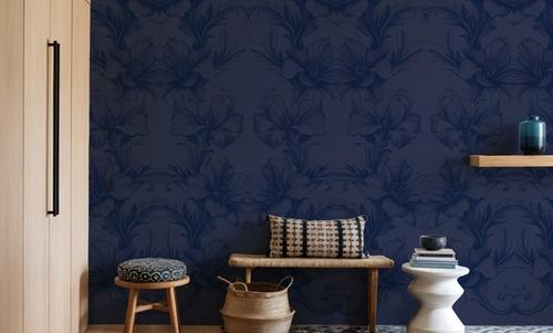 Flower Bridges Blue