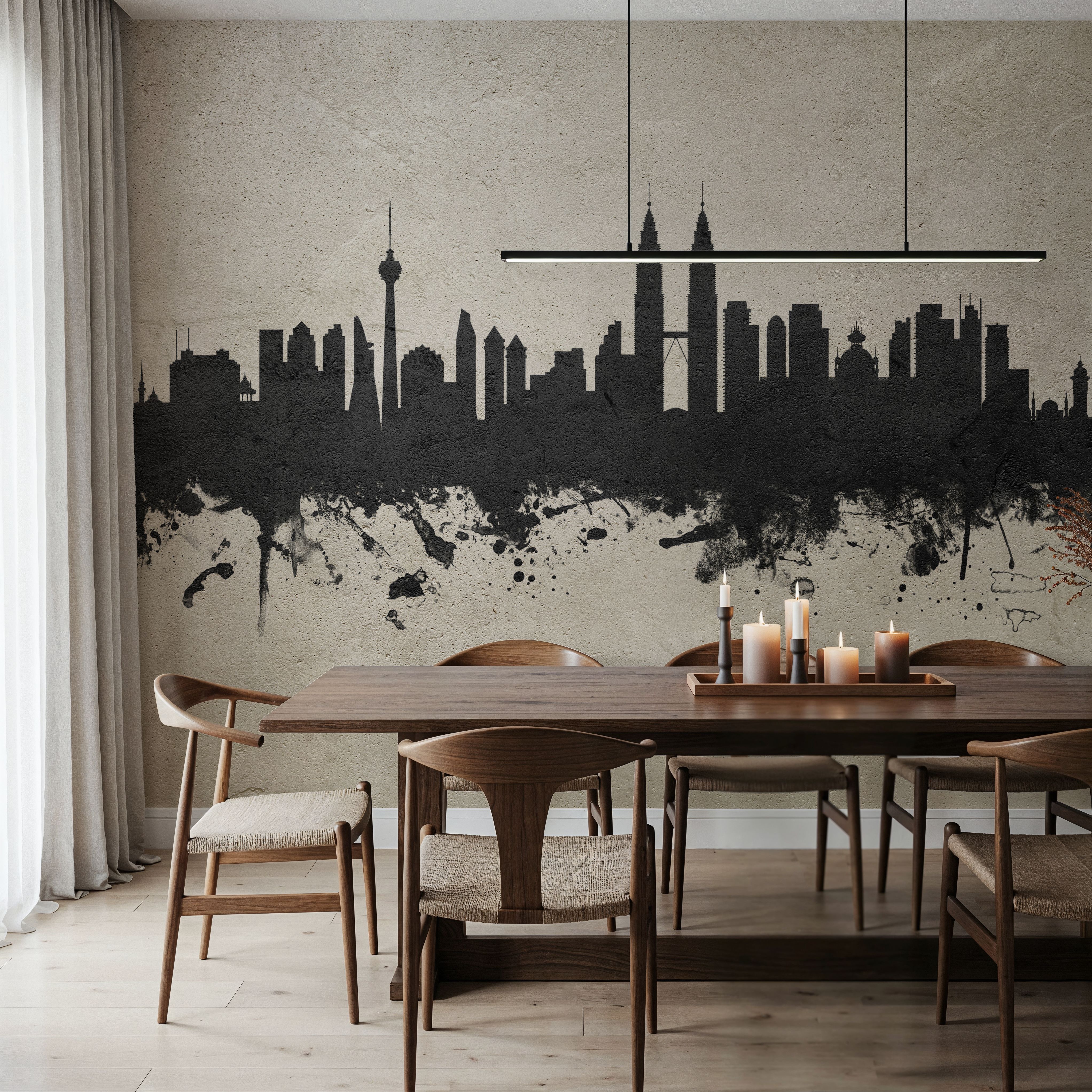 Kuala Lumpur Skyline Concrete