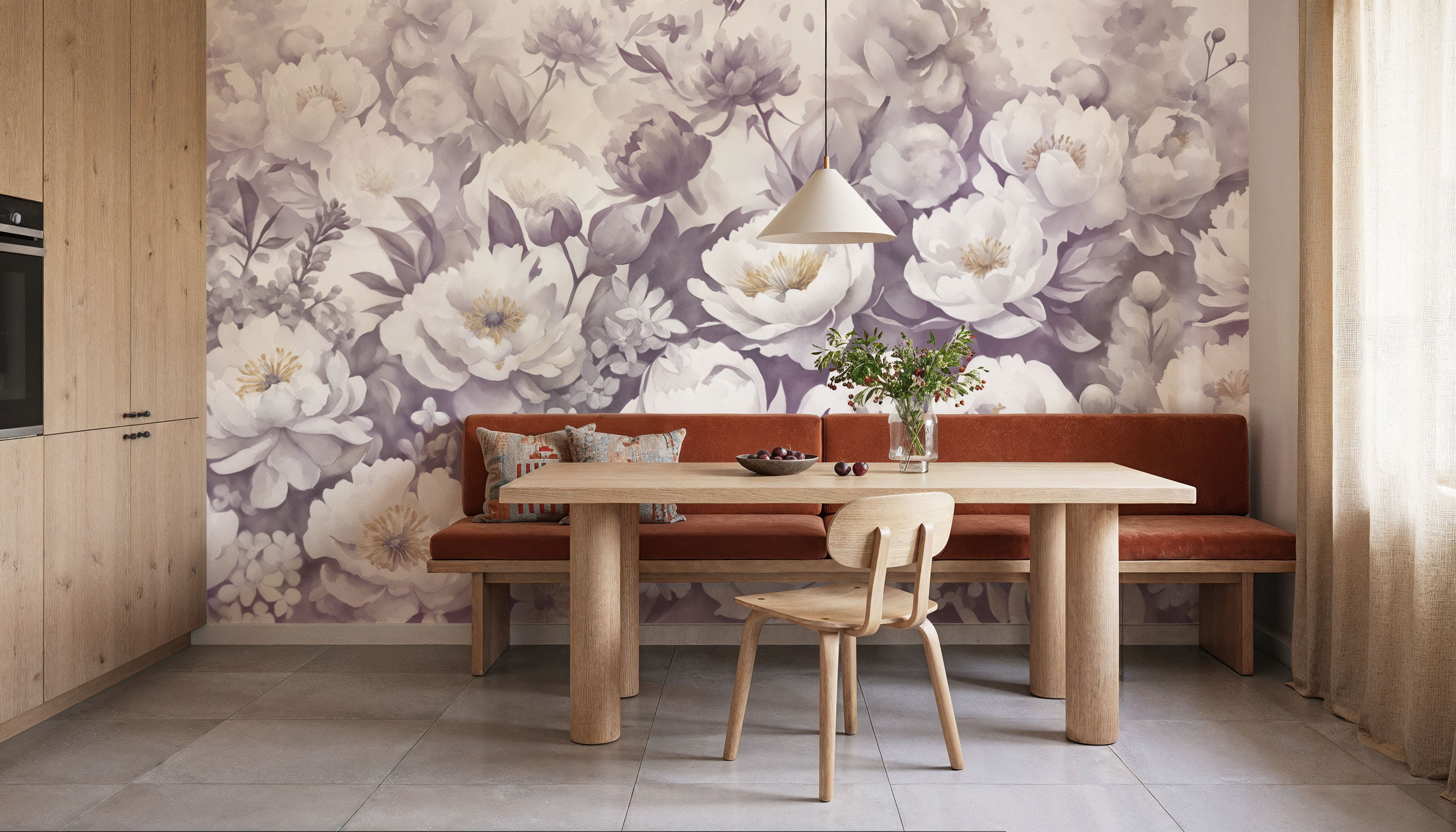 Watercolor Peonies WInter