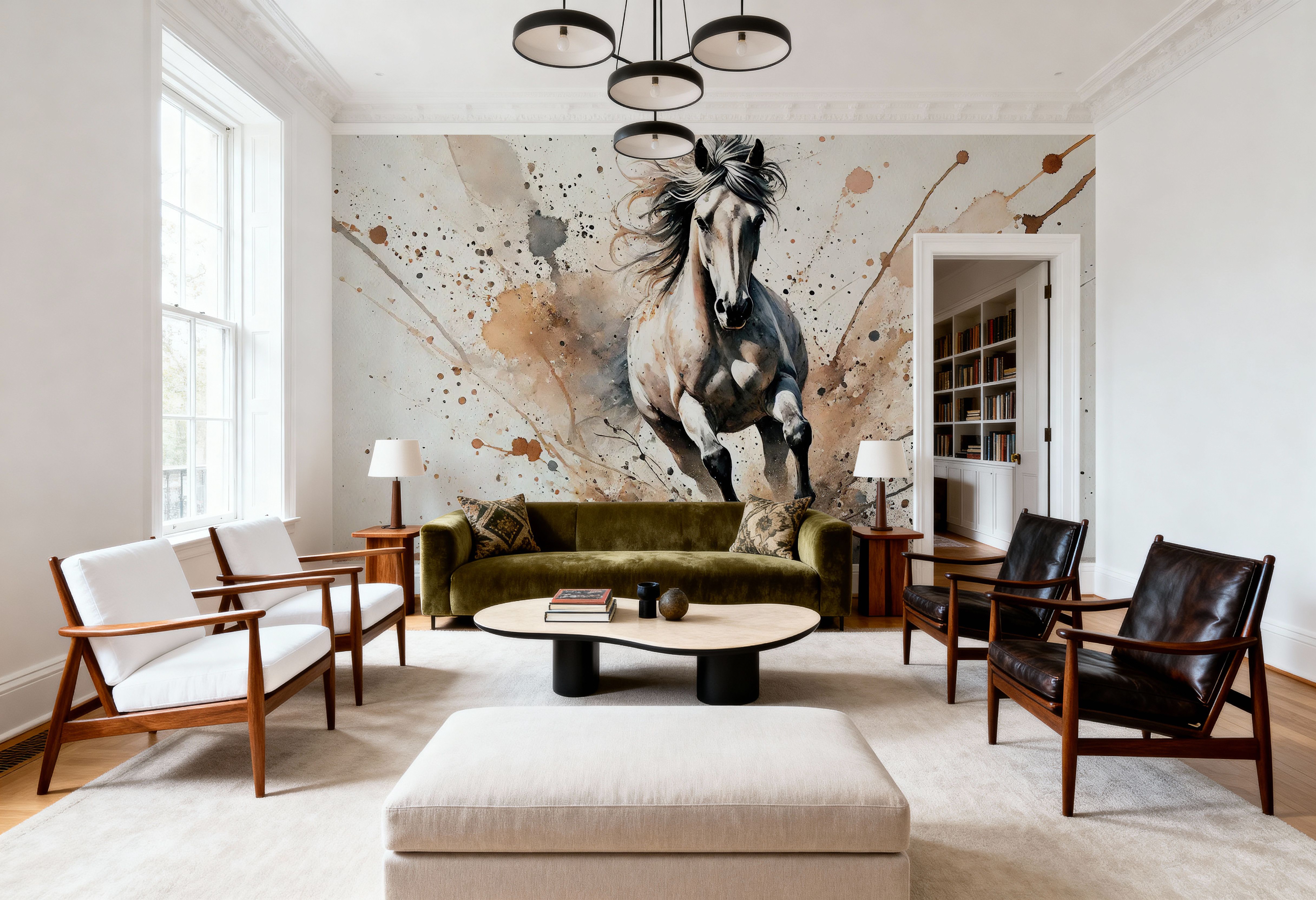 Dynamic Horse, Tapeten