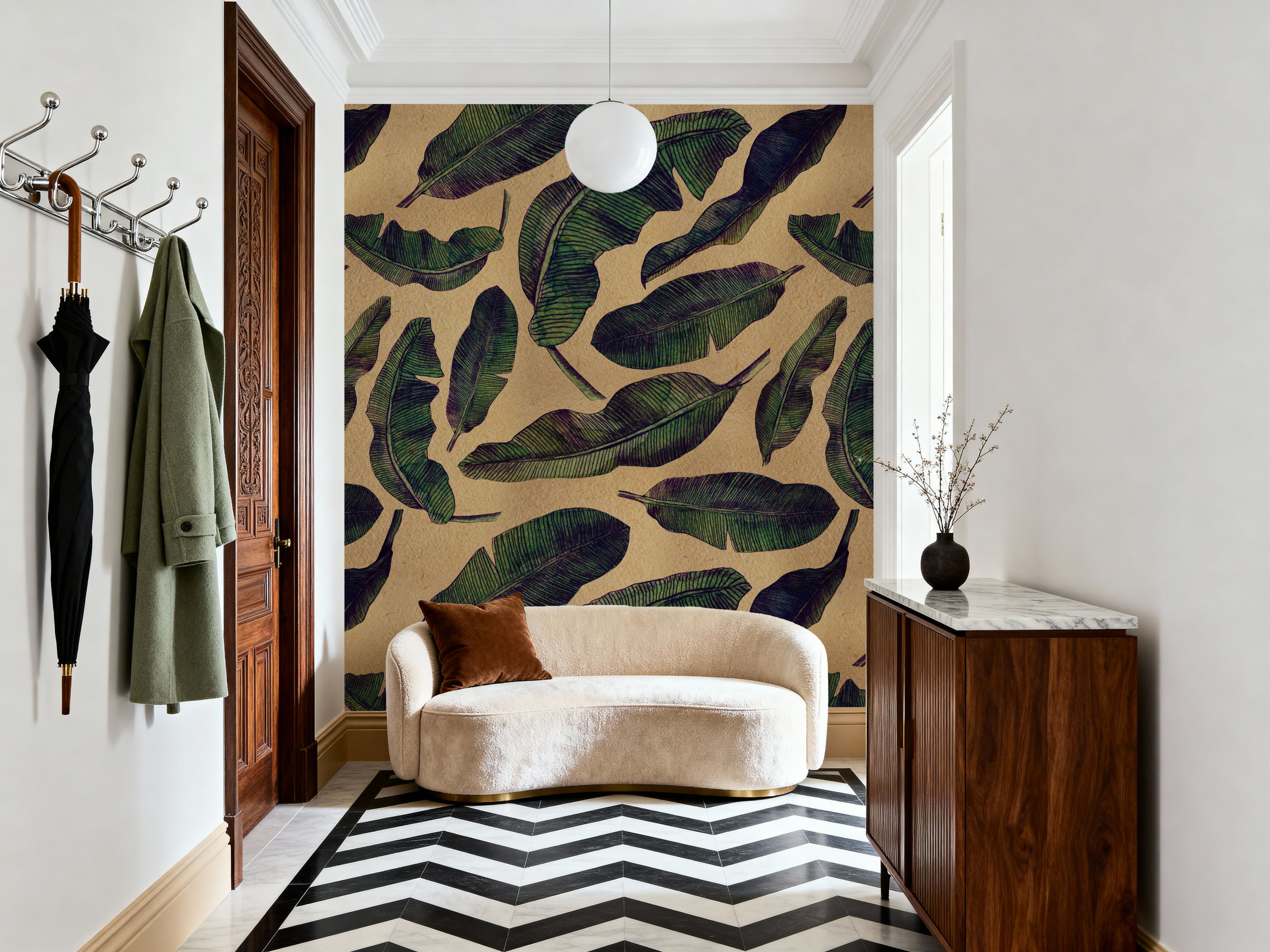 Veined Banana Leaf