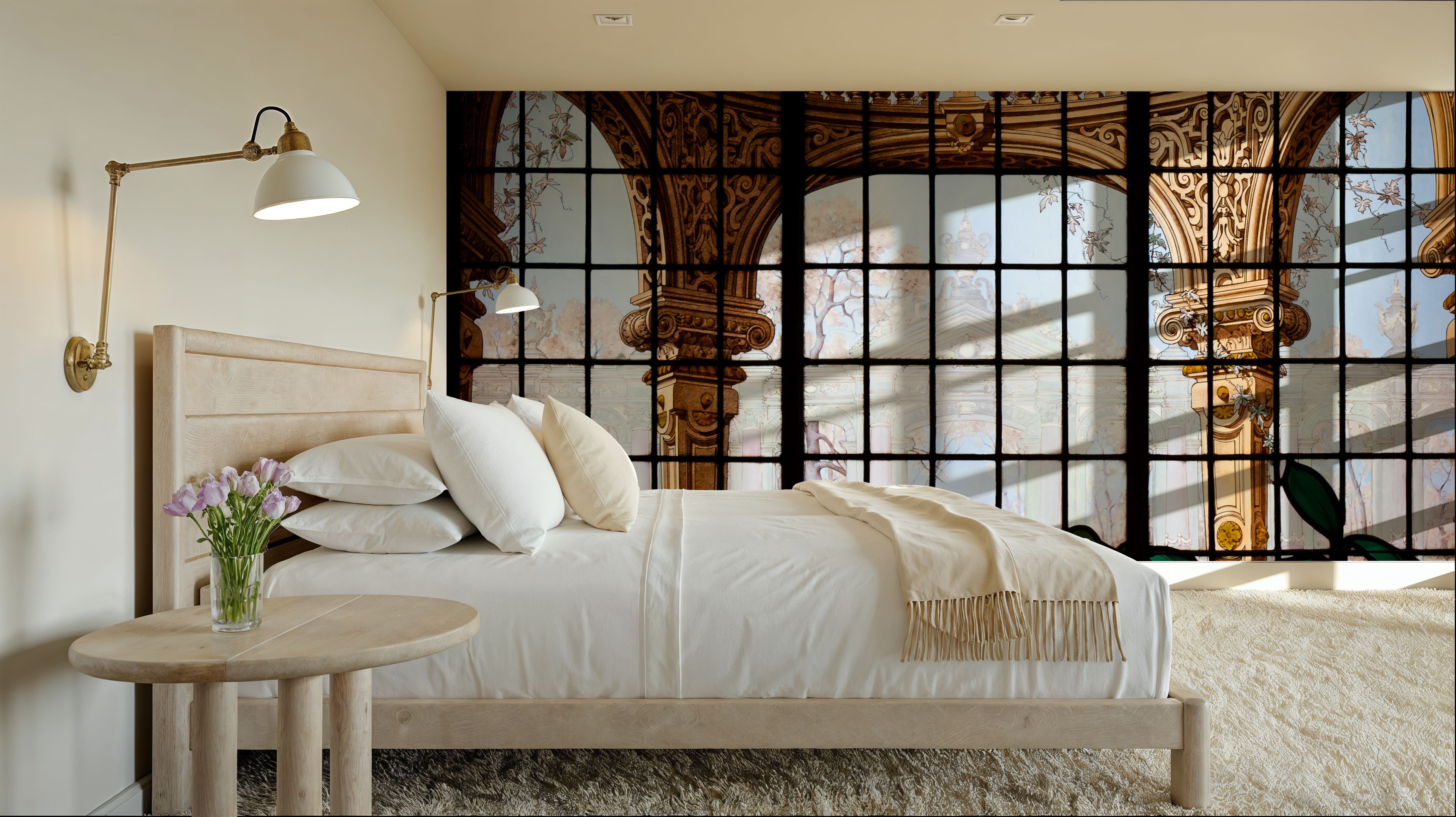 Conservatory & Stained Glass Windows, Wallpaper