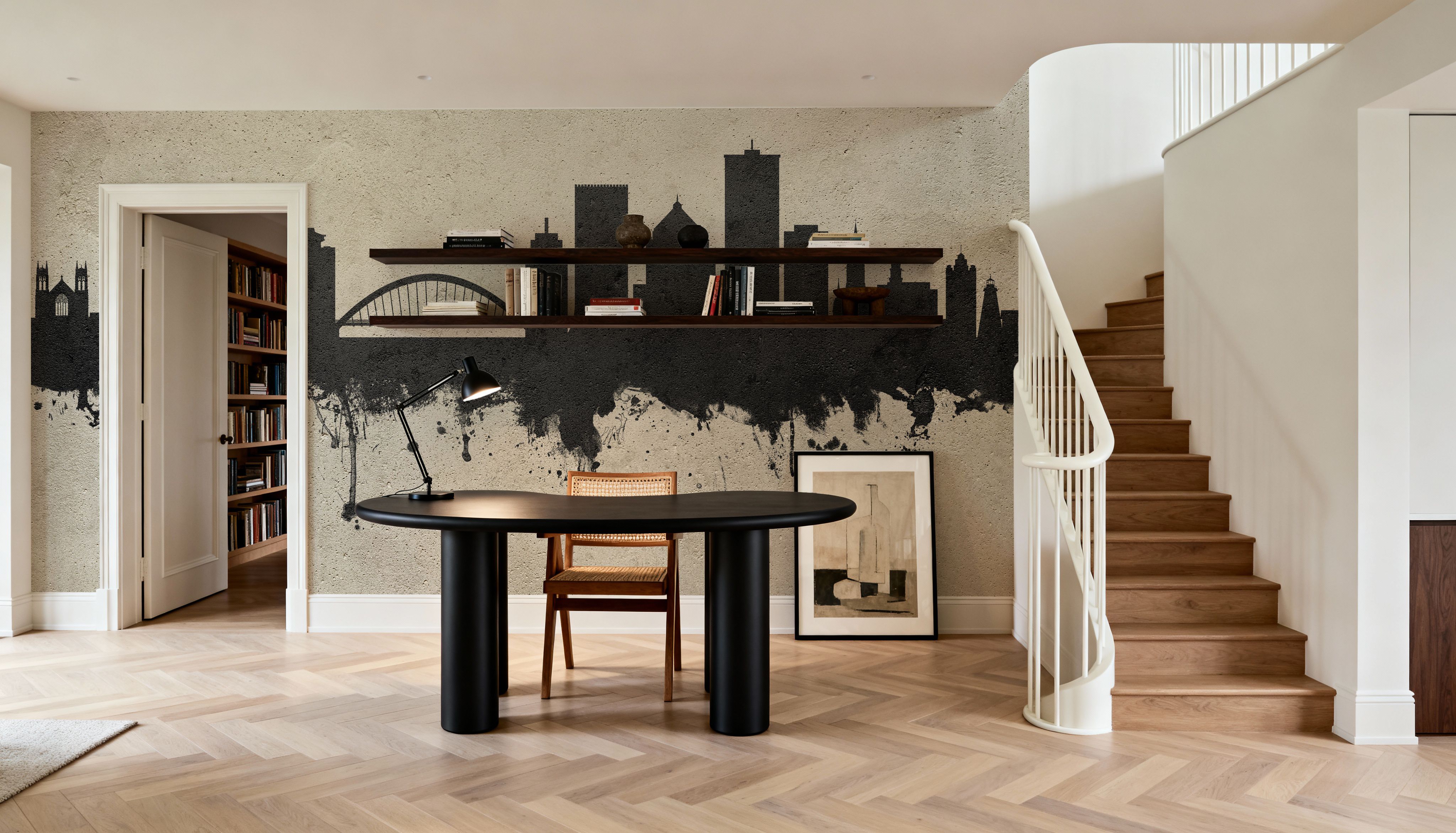 Rochester New York Skyline Concrete