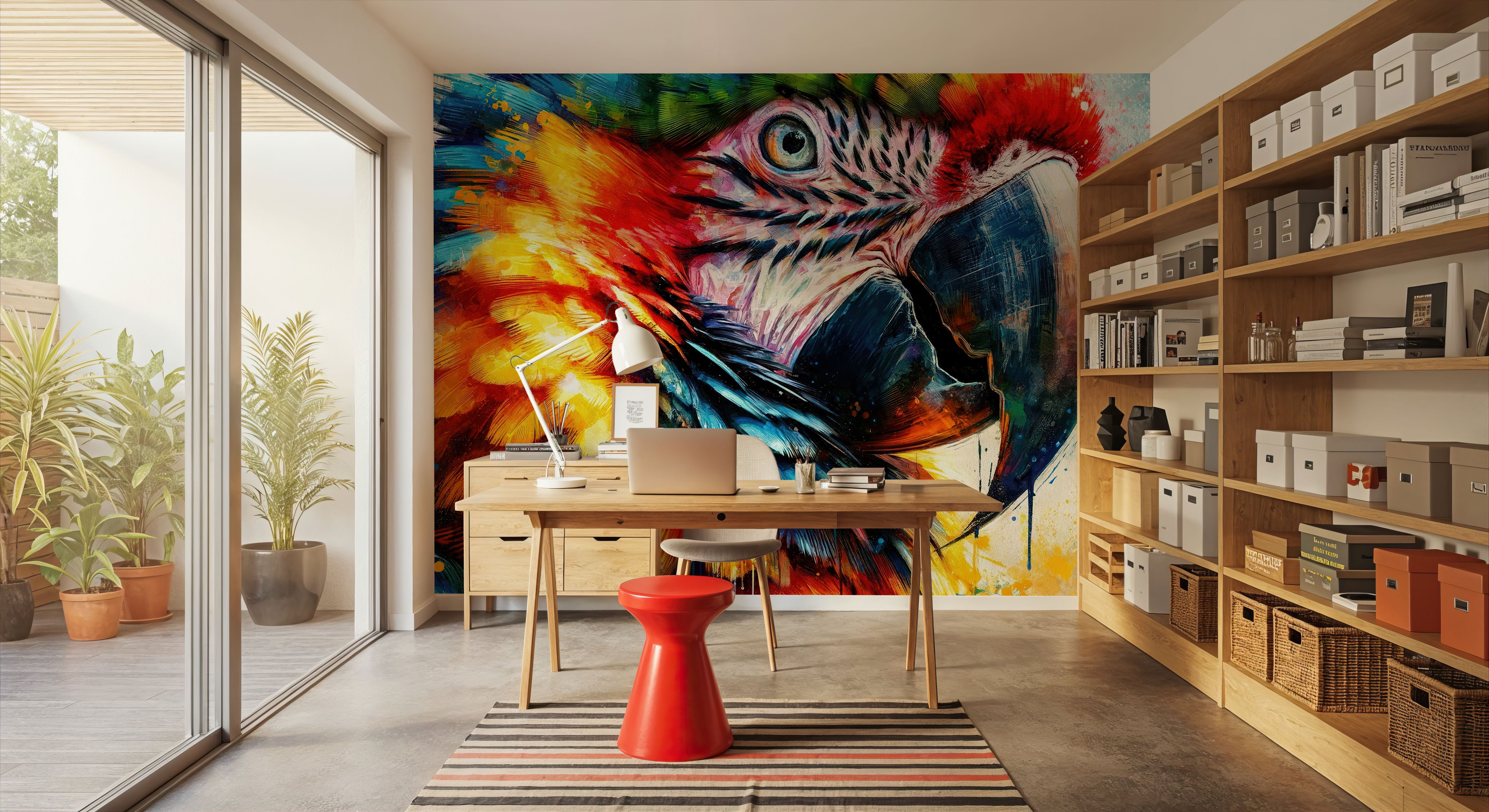 Watercolor Macaw