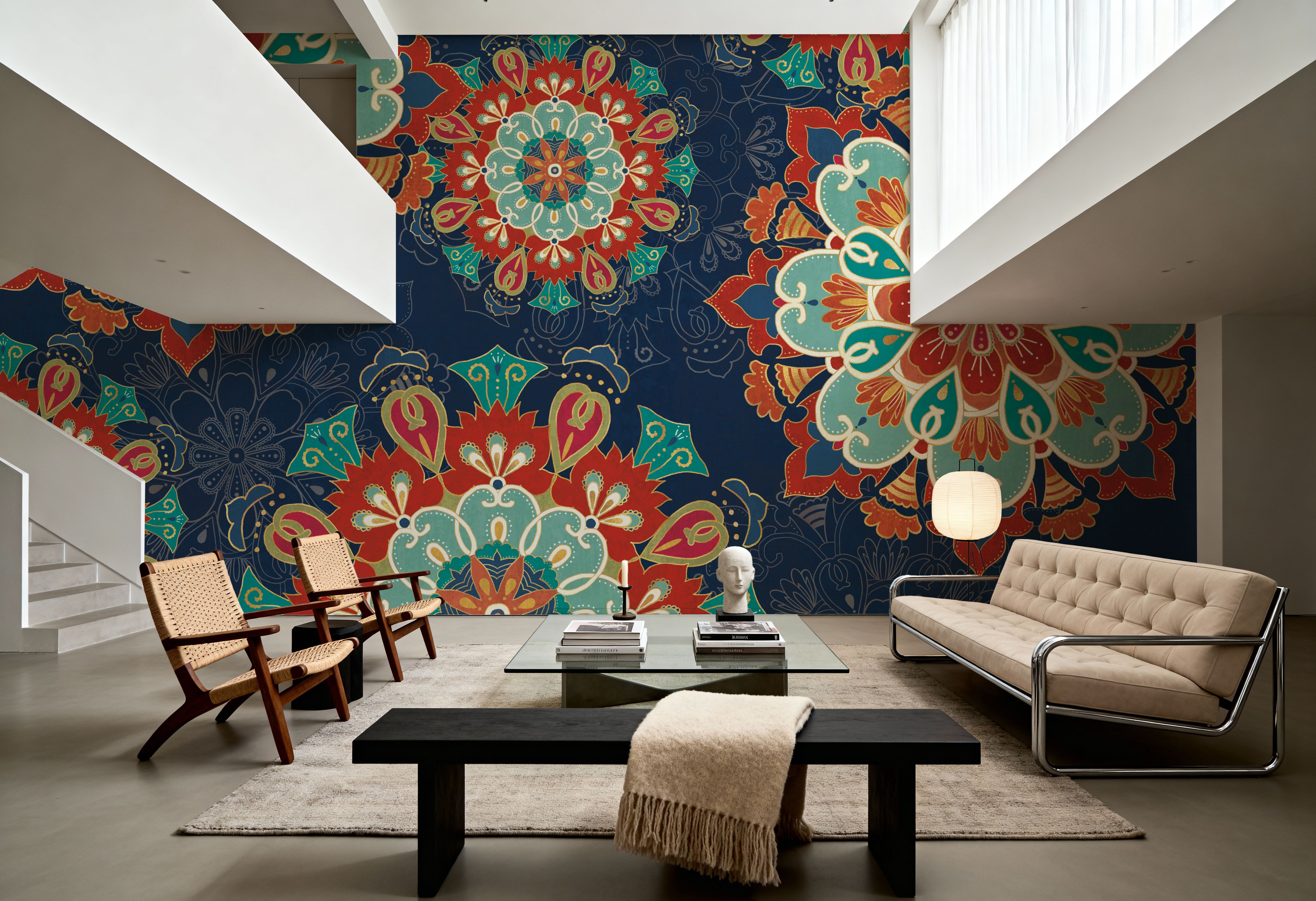 Folk Floral VIII Dark