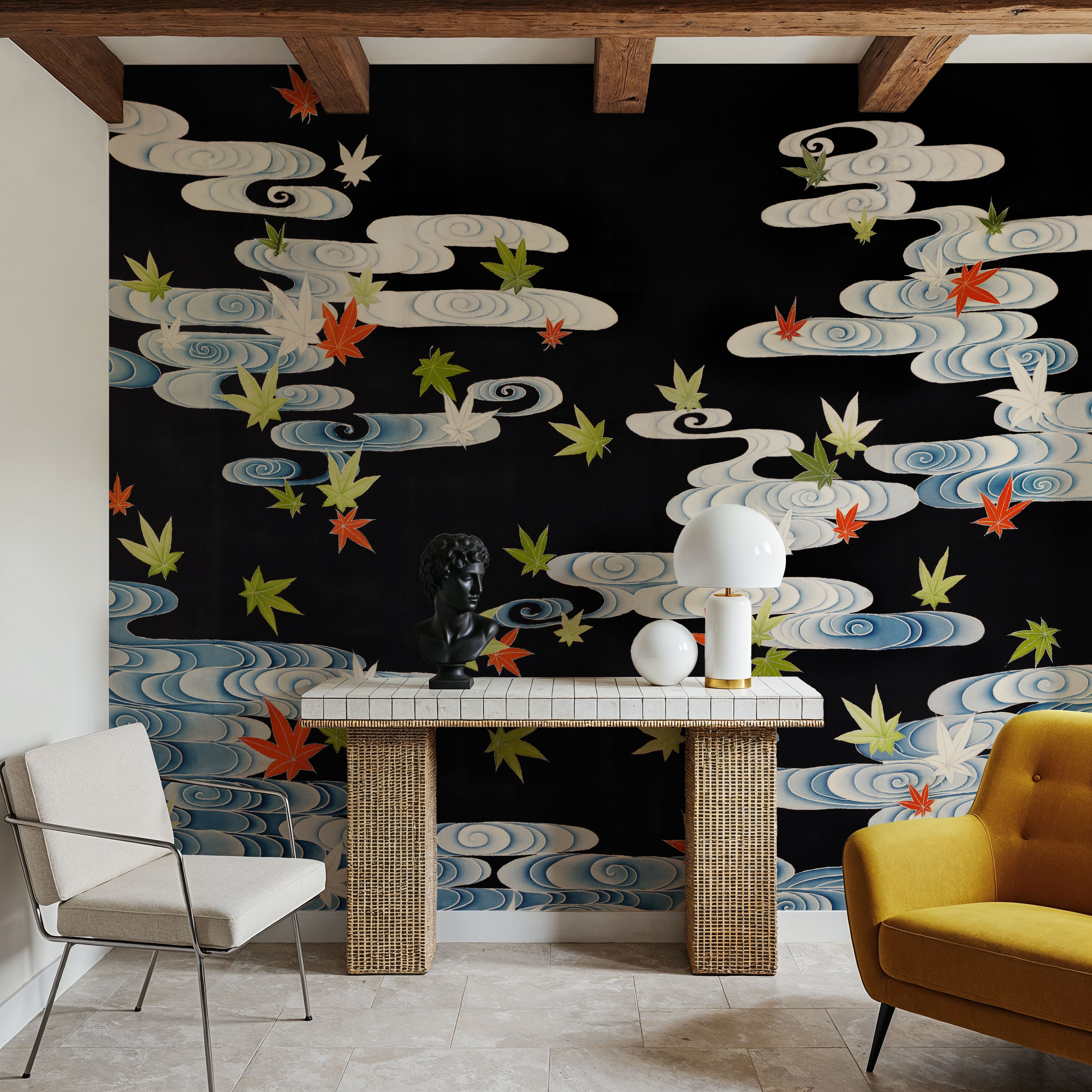 Maple Leaves In The Tatsuta River