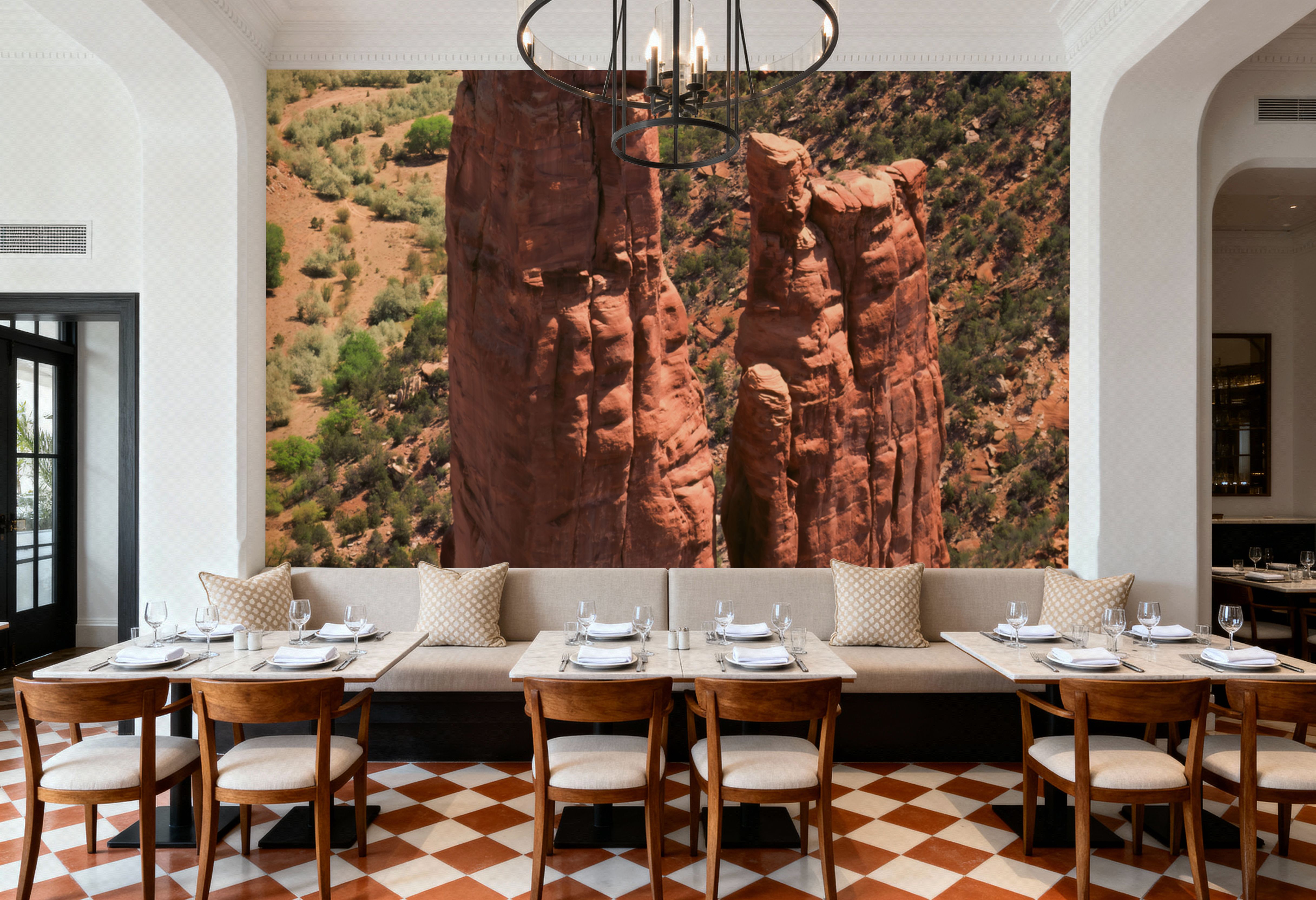 Crimson Buttes of Monument Valley