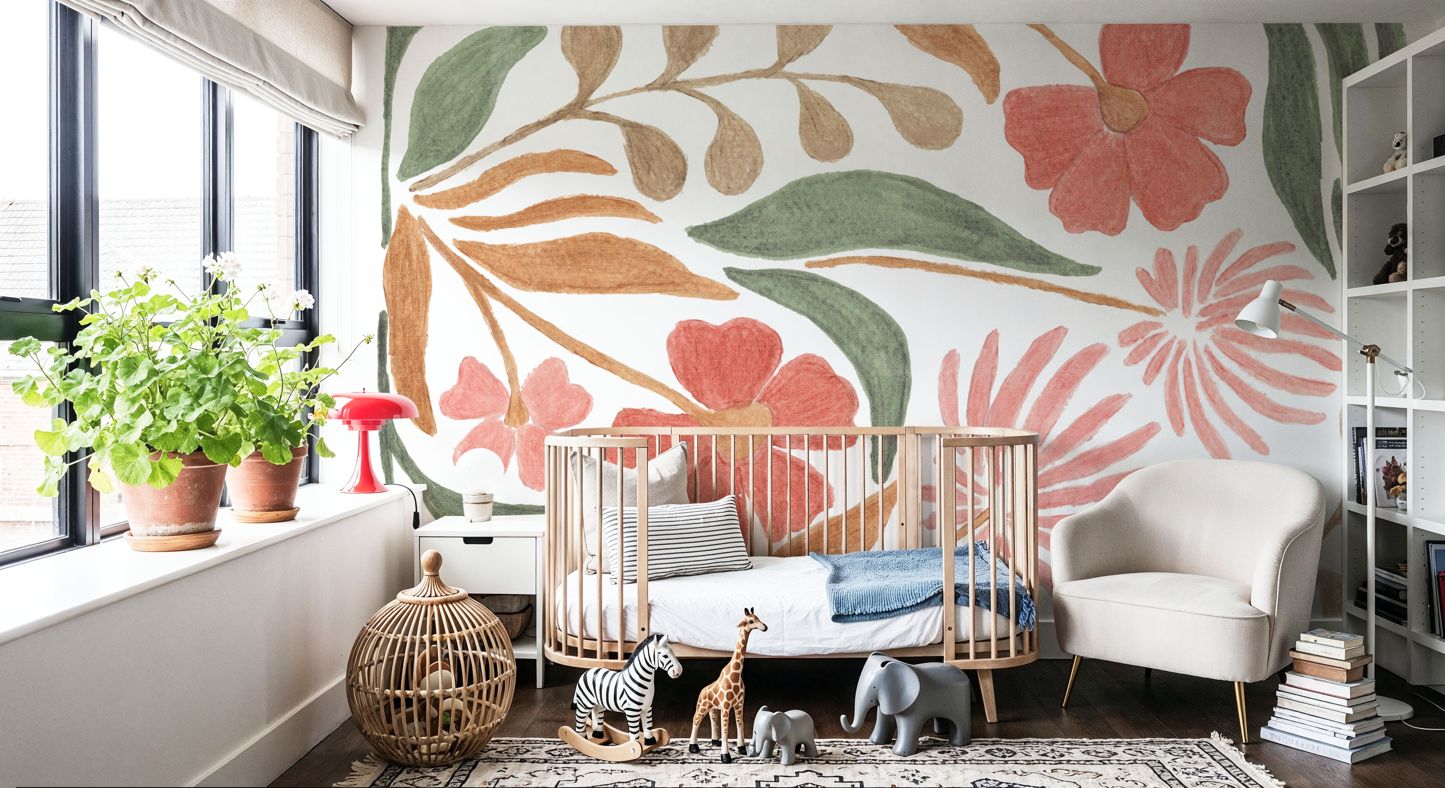 Floral Abstract II on White