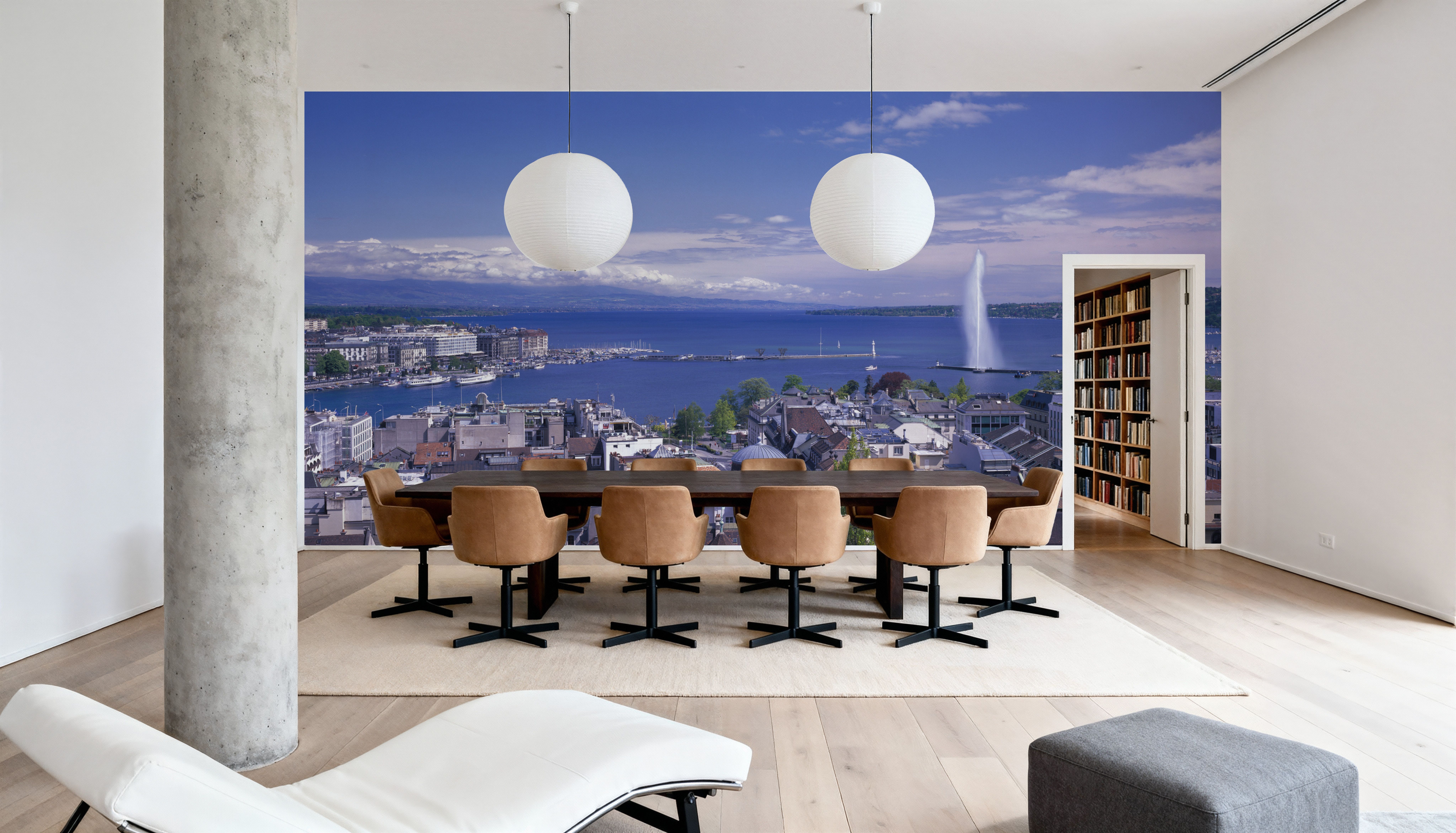 Lakeside Skyline, Wallpaper