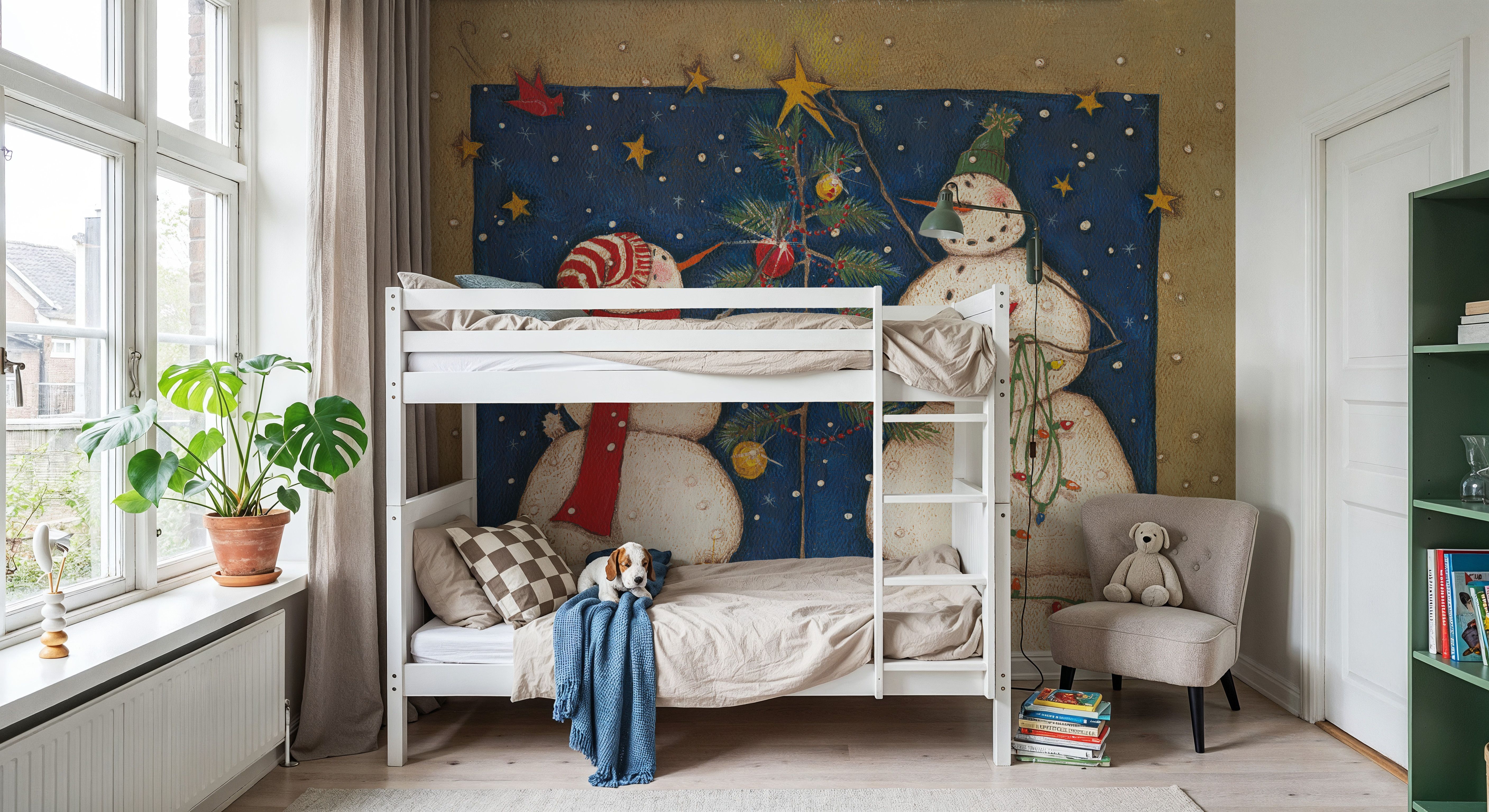 Seasonal Snowman XII, Tapet