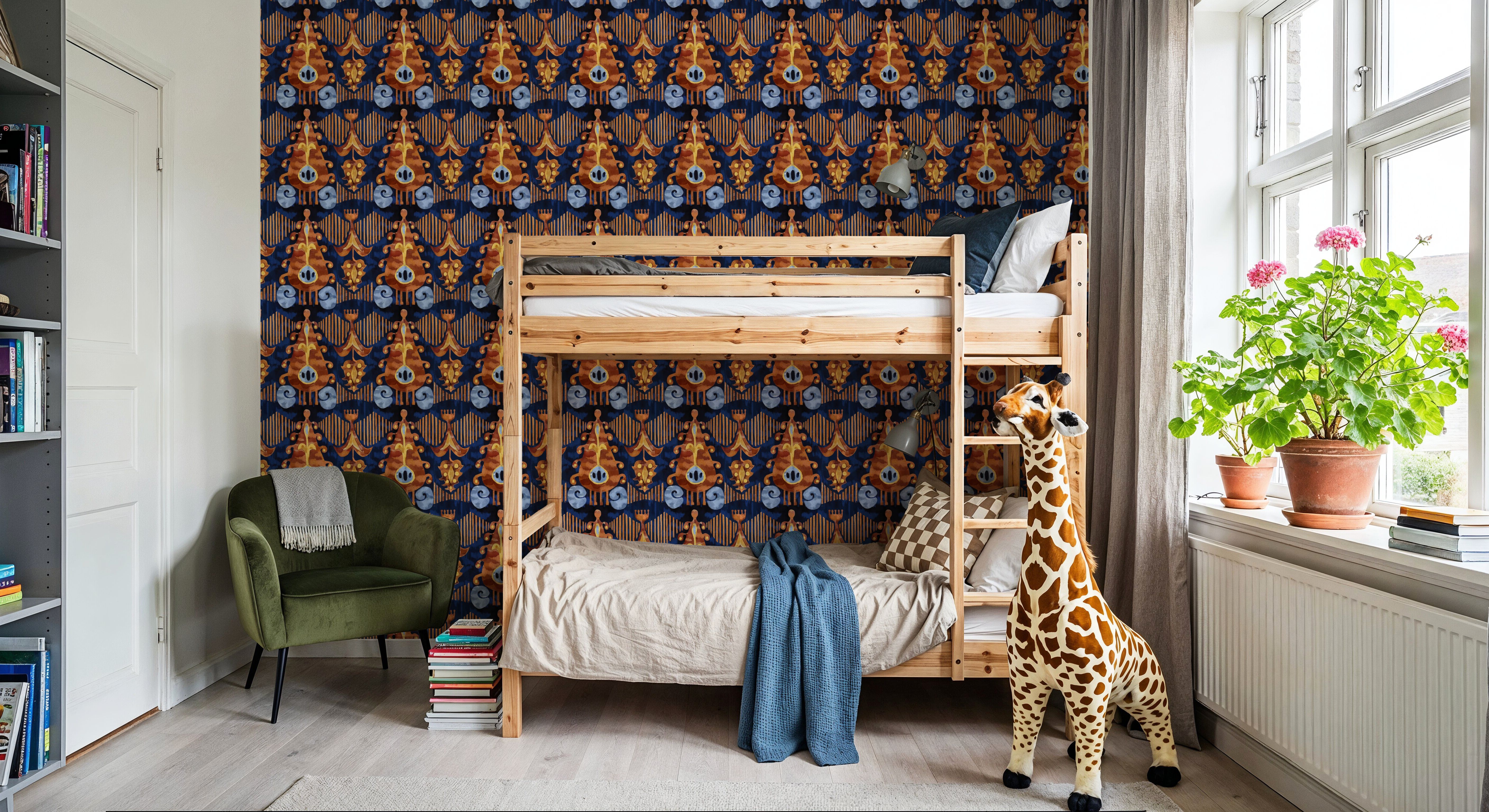 Gold Garden Ikat