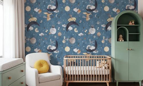 To the Moon, Denim Blue