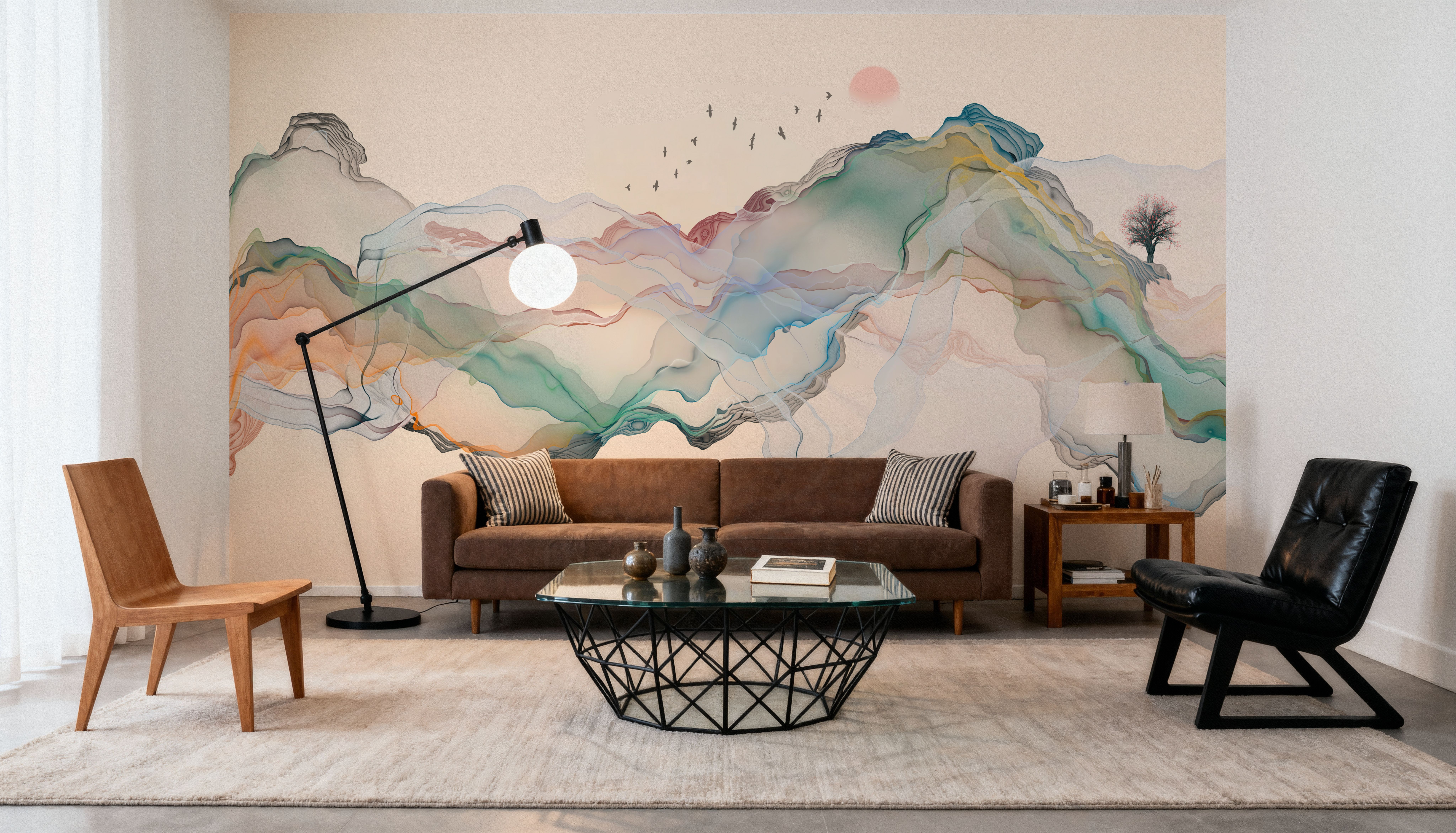 Floating Hills, Tapeten