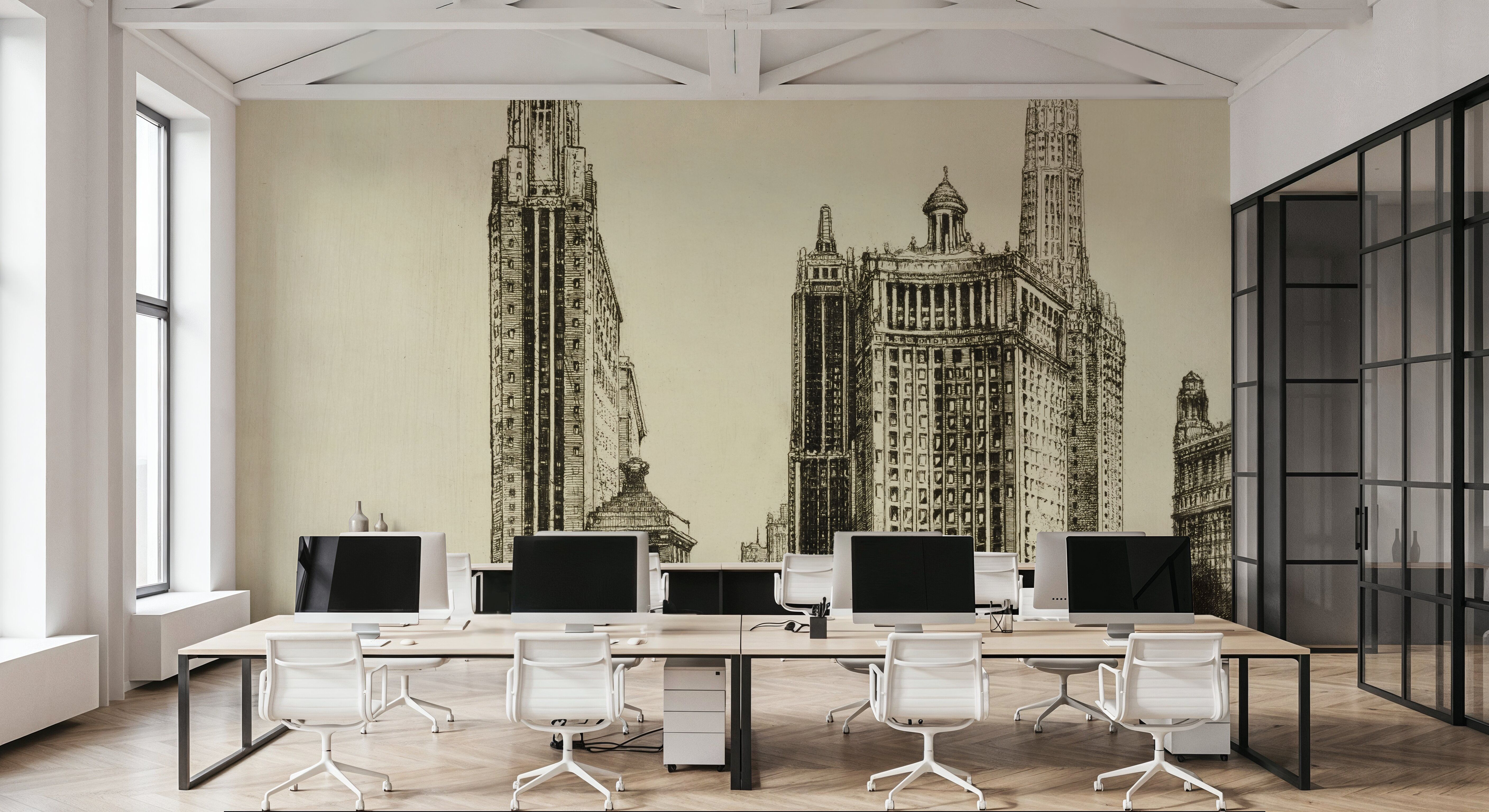 Chicago, the Gateway Illustration