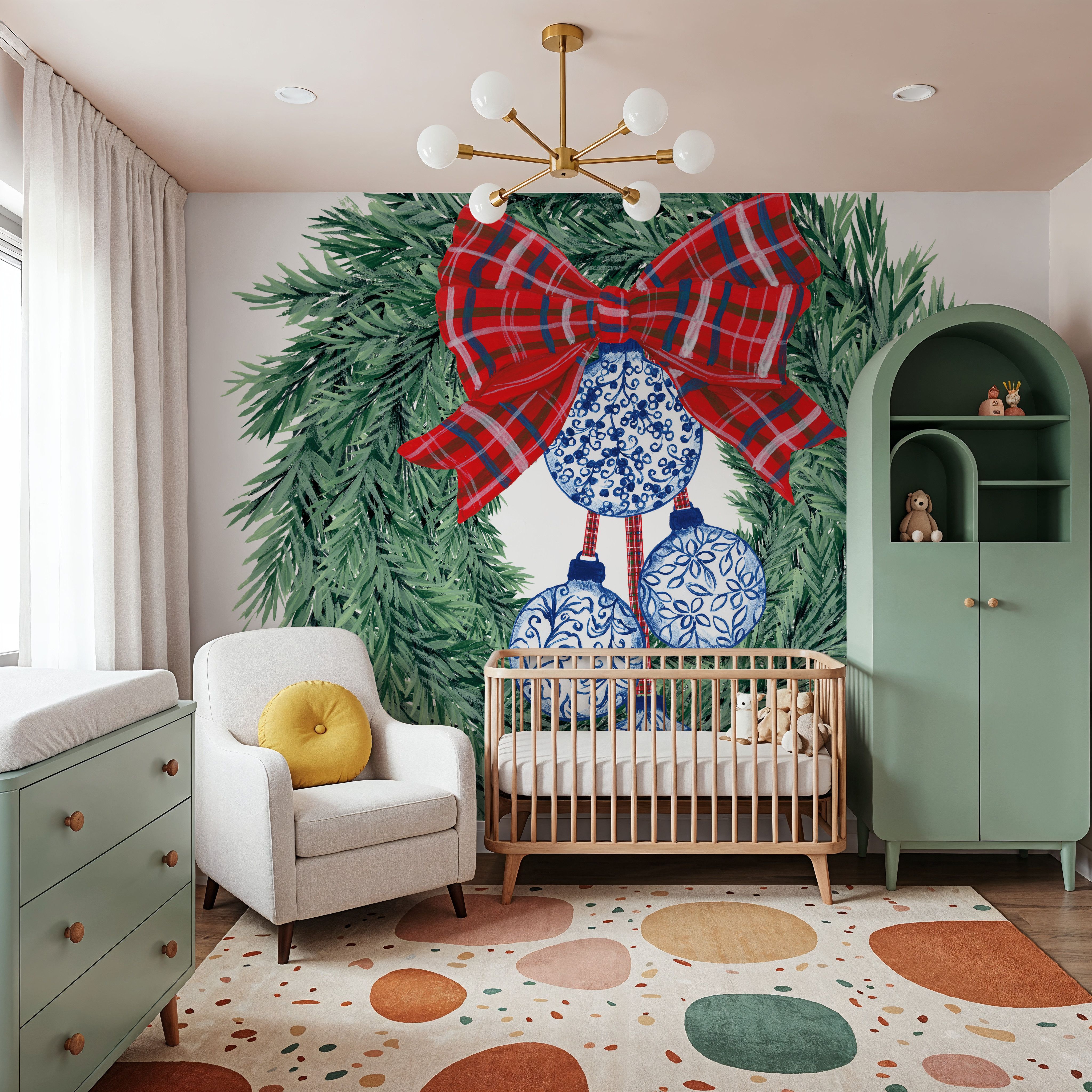 Holiday Tartan and Chinoiserie II