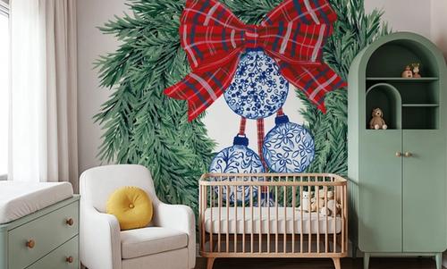 Holiday Tartan and Chinoiserie II