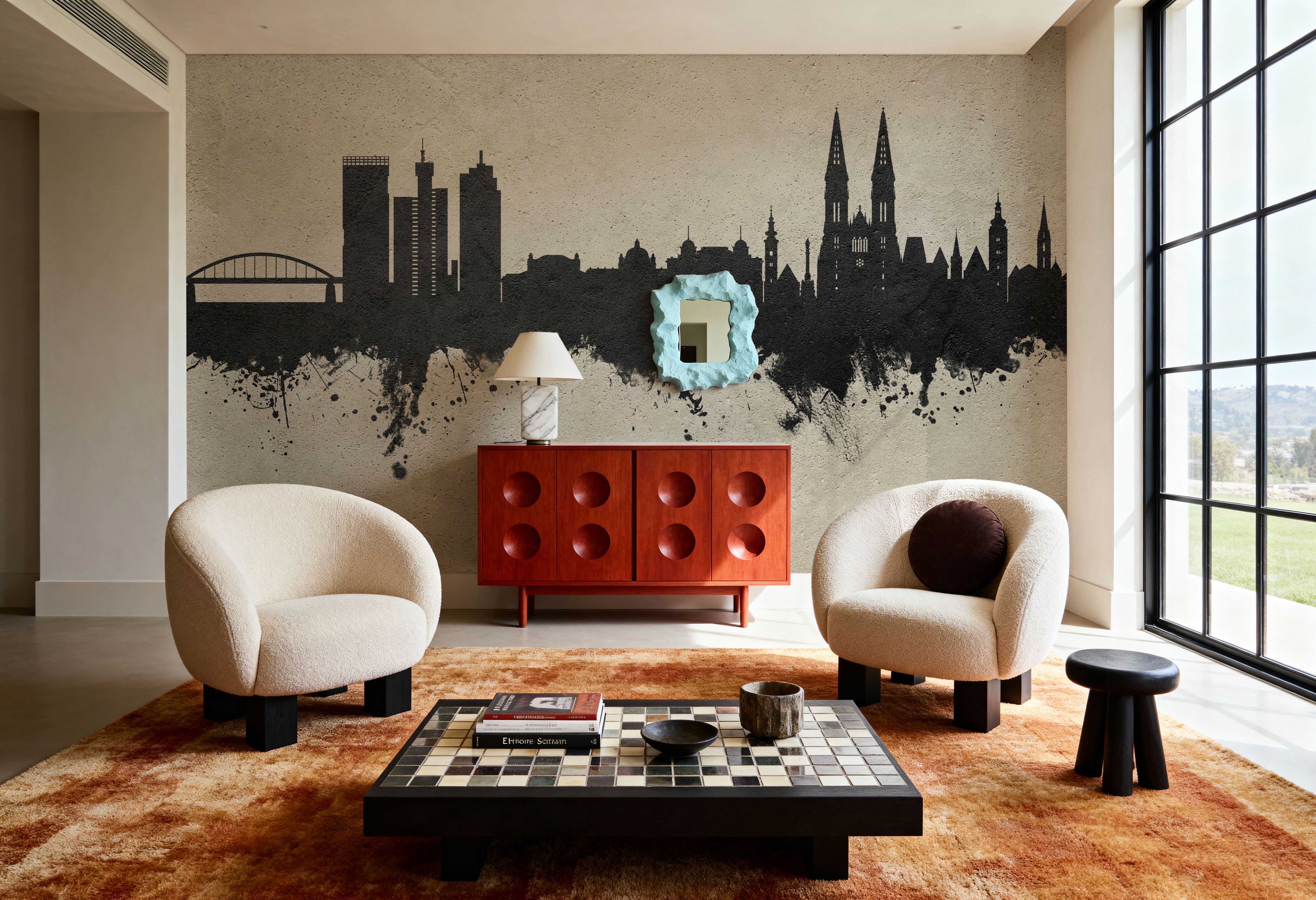 Zagreb Croatia Skyline Concrete