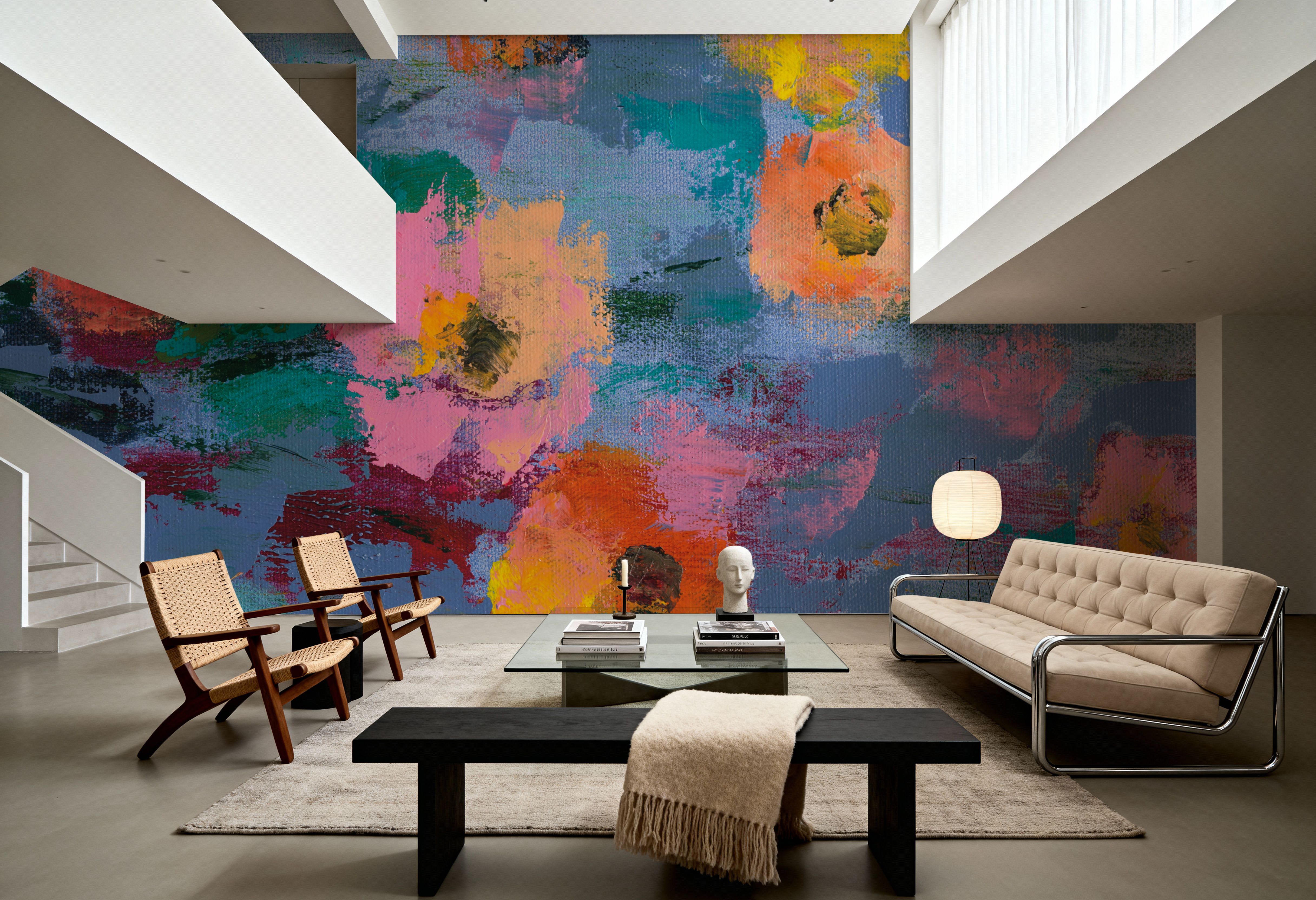 May Floral II, Behang