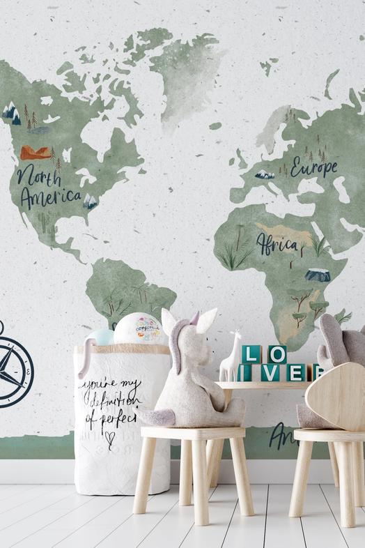 Scandi Map White
