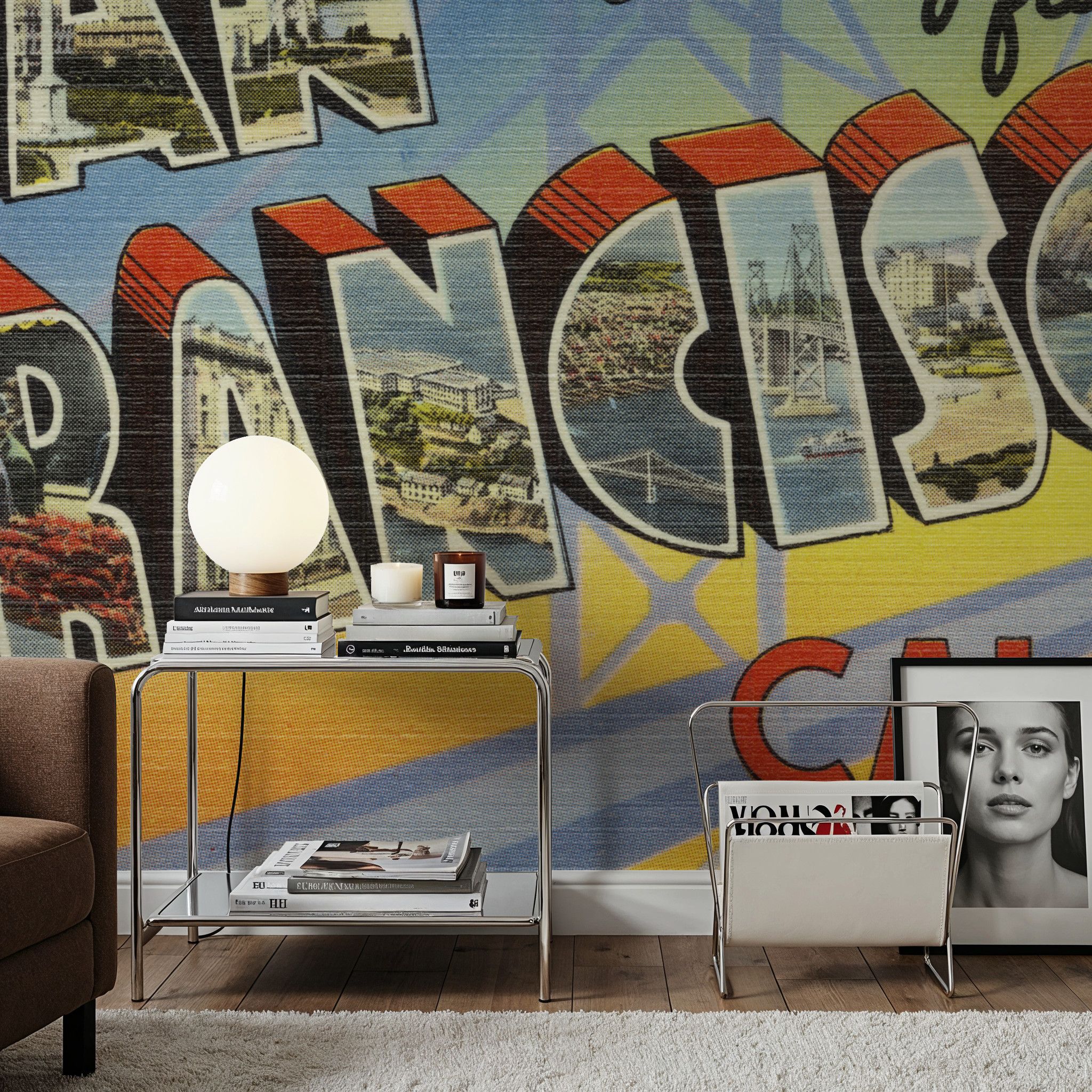 Greetings from San Francisco - Screenprint Postcard