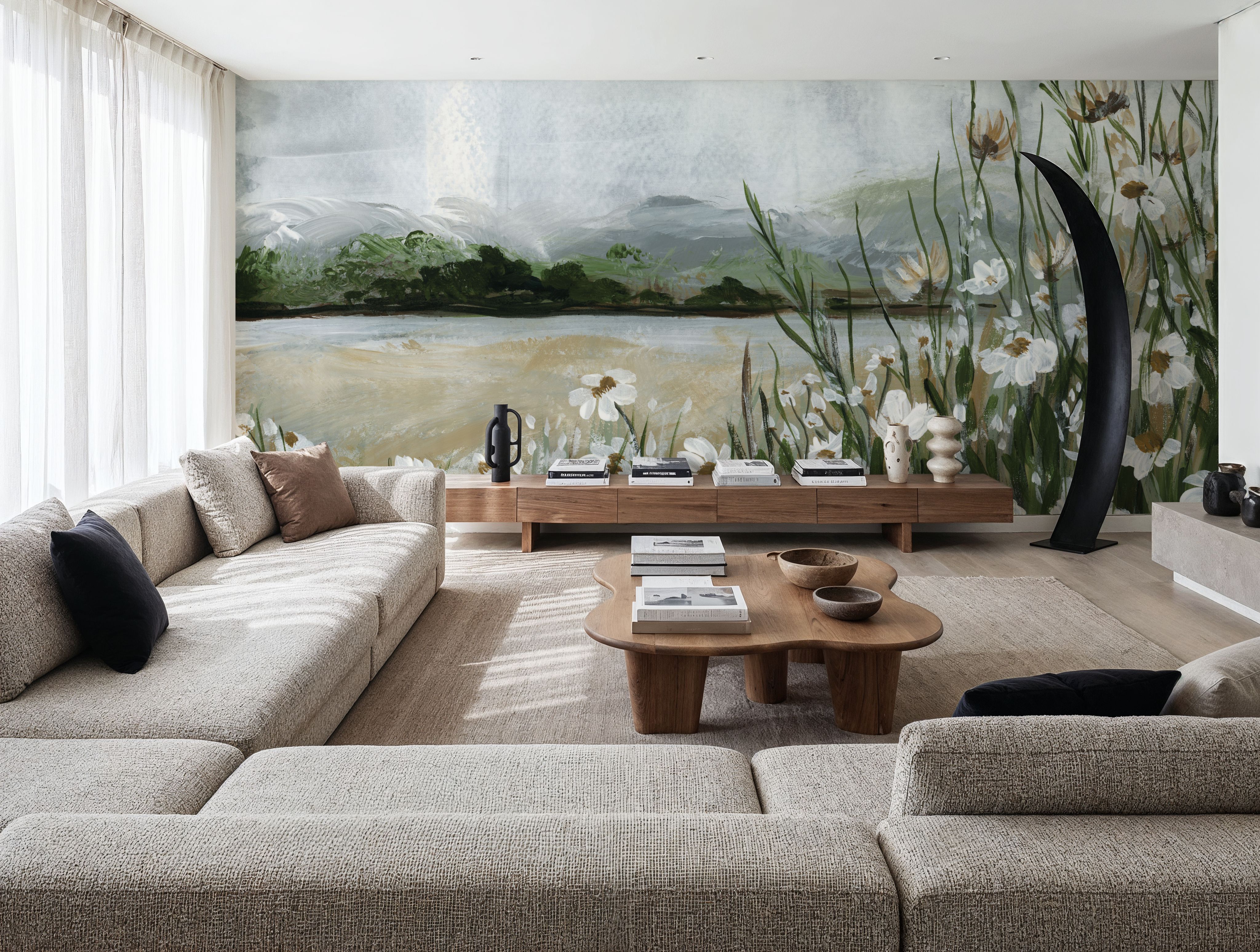 Wildflowers Among the Landscape