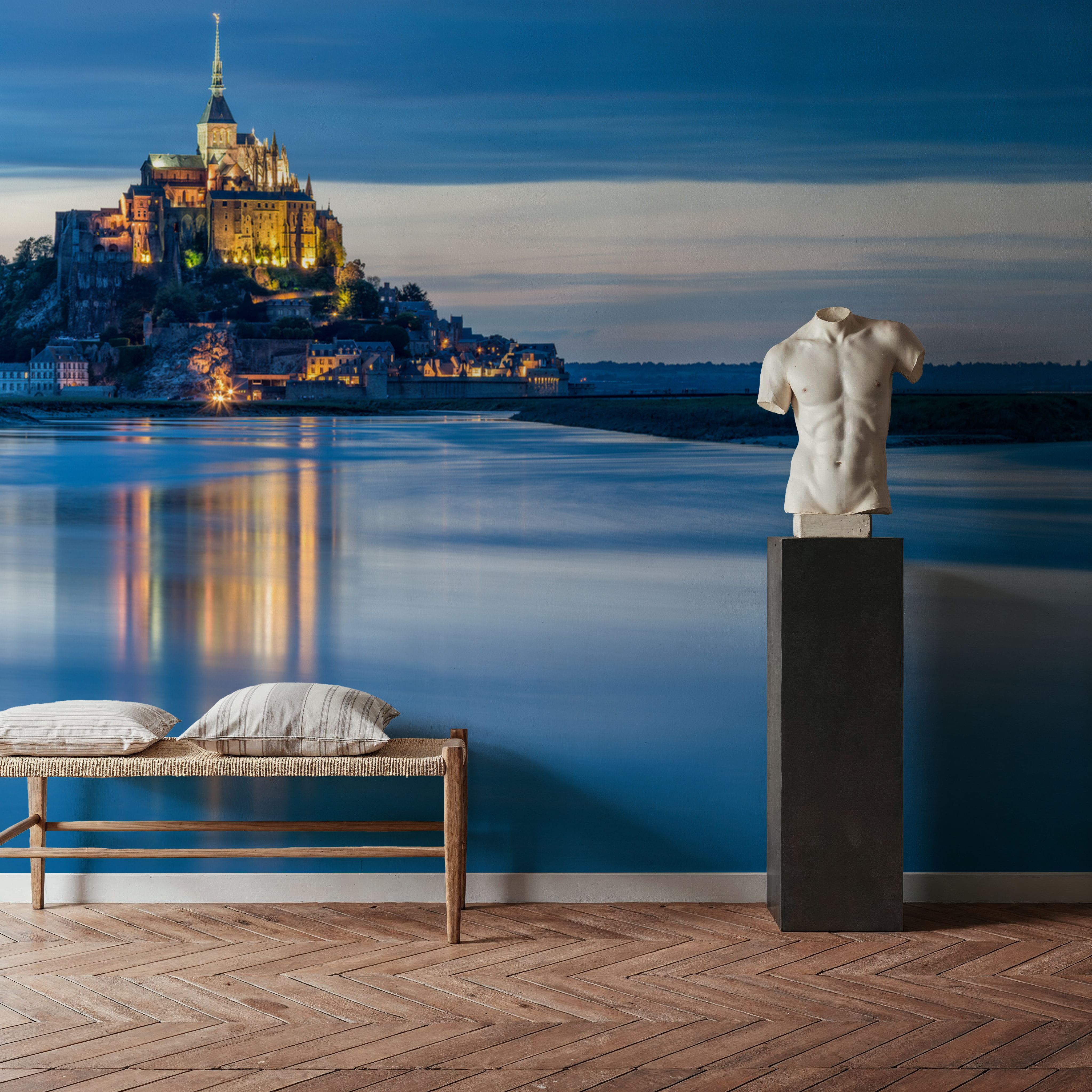 Mont-Saint-Michel at Dusk