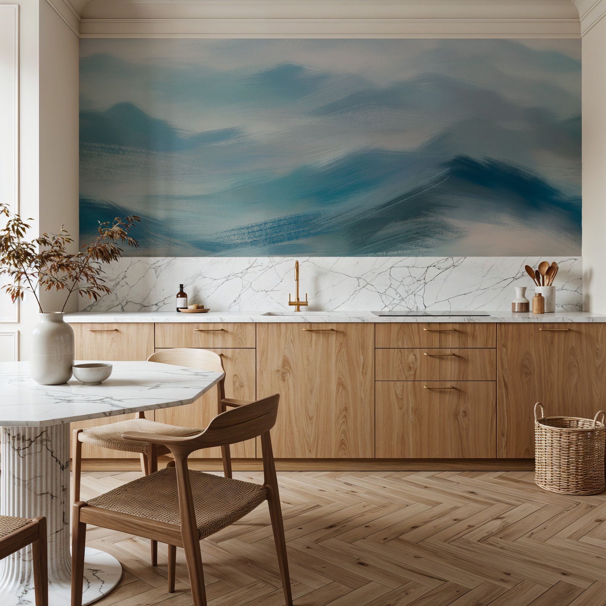 Foggy Mountains, Aqua