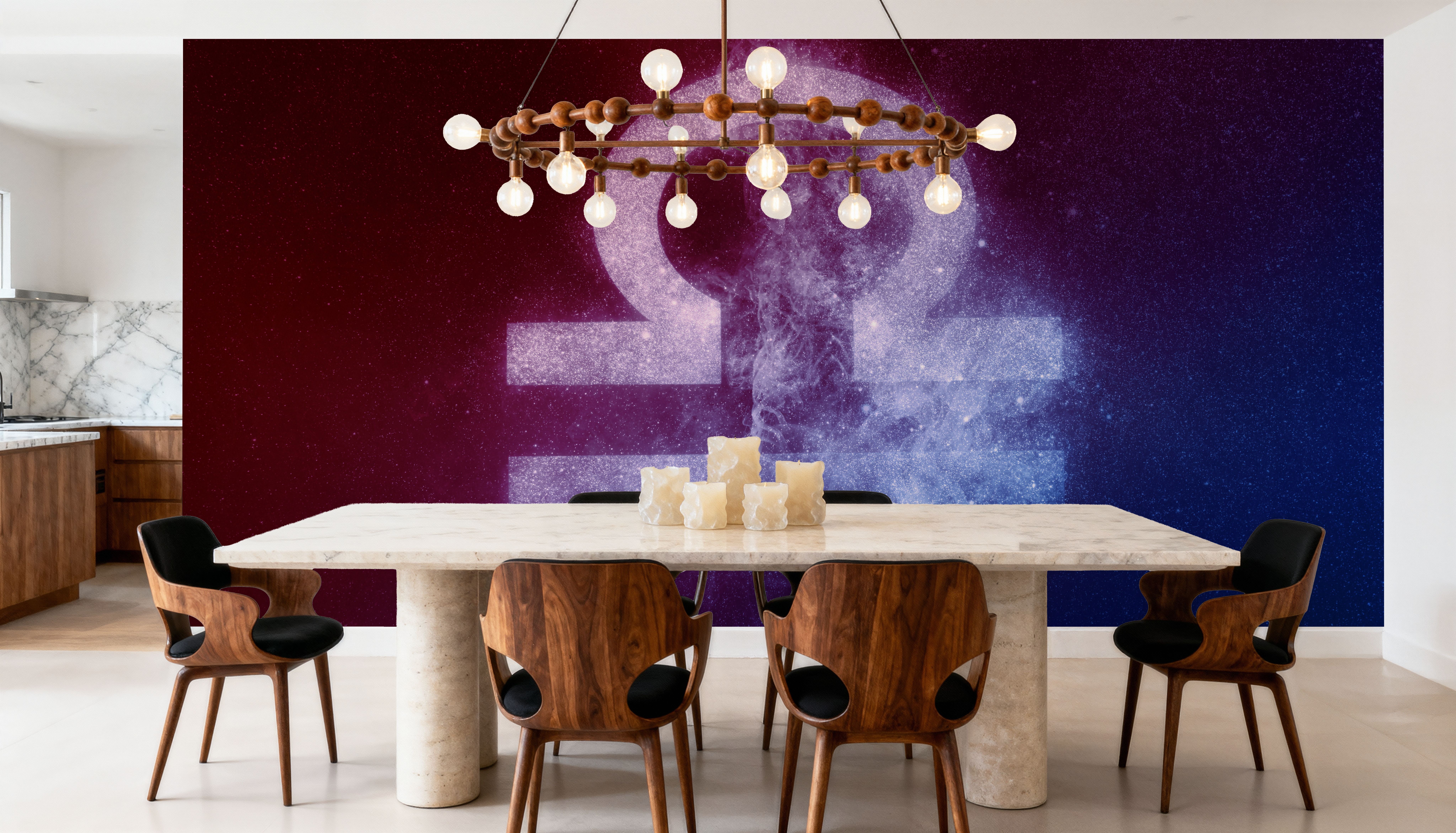 Libra Zodiac of Stars 