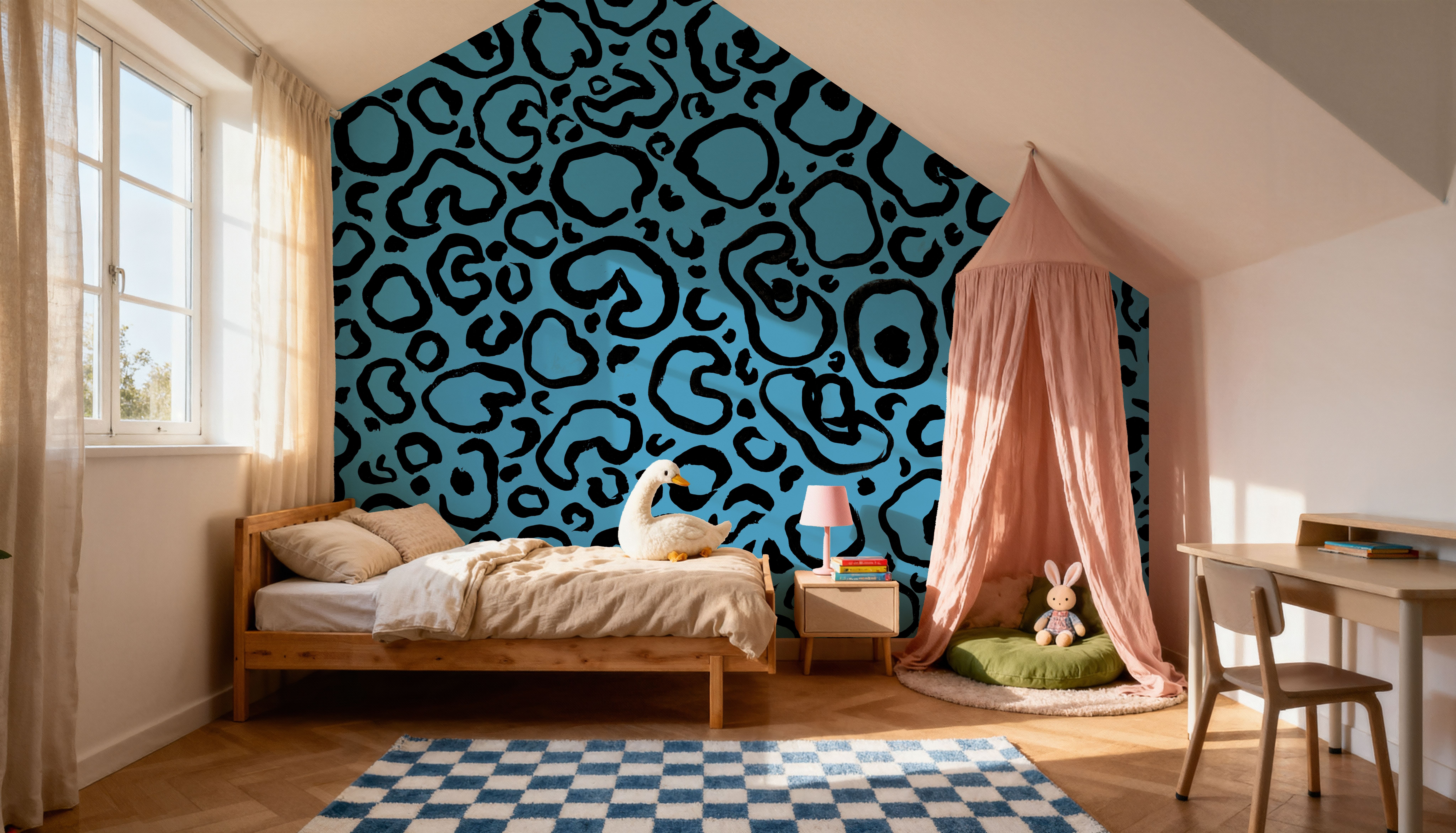 Animal Print IV Blue