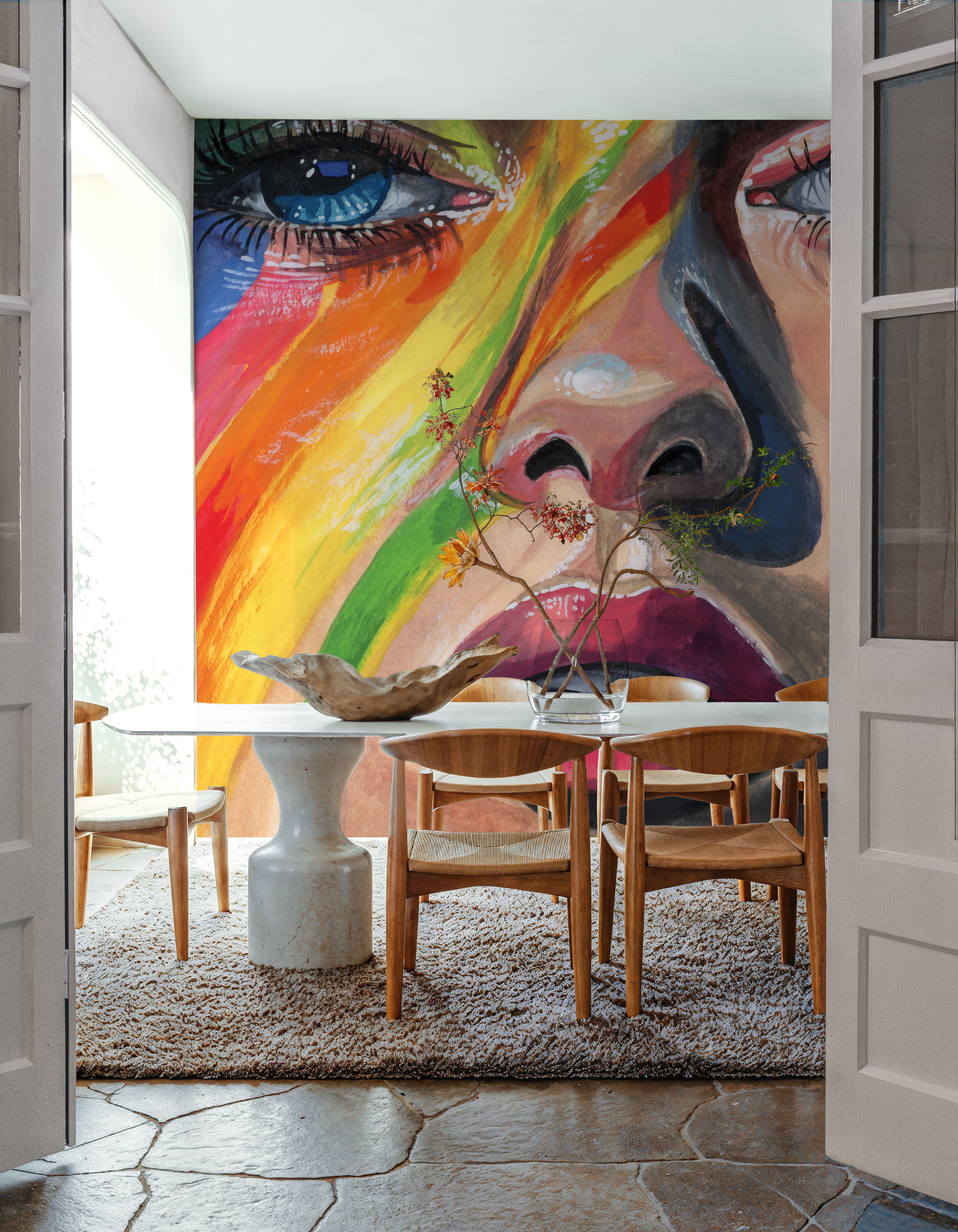 Rainbow Face Paint