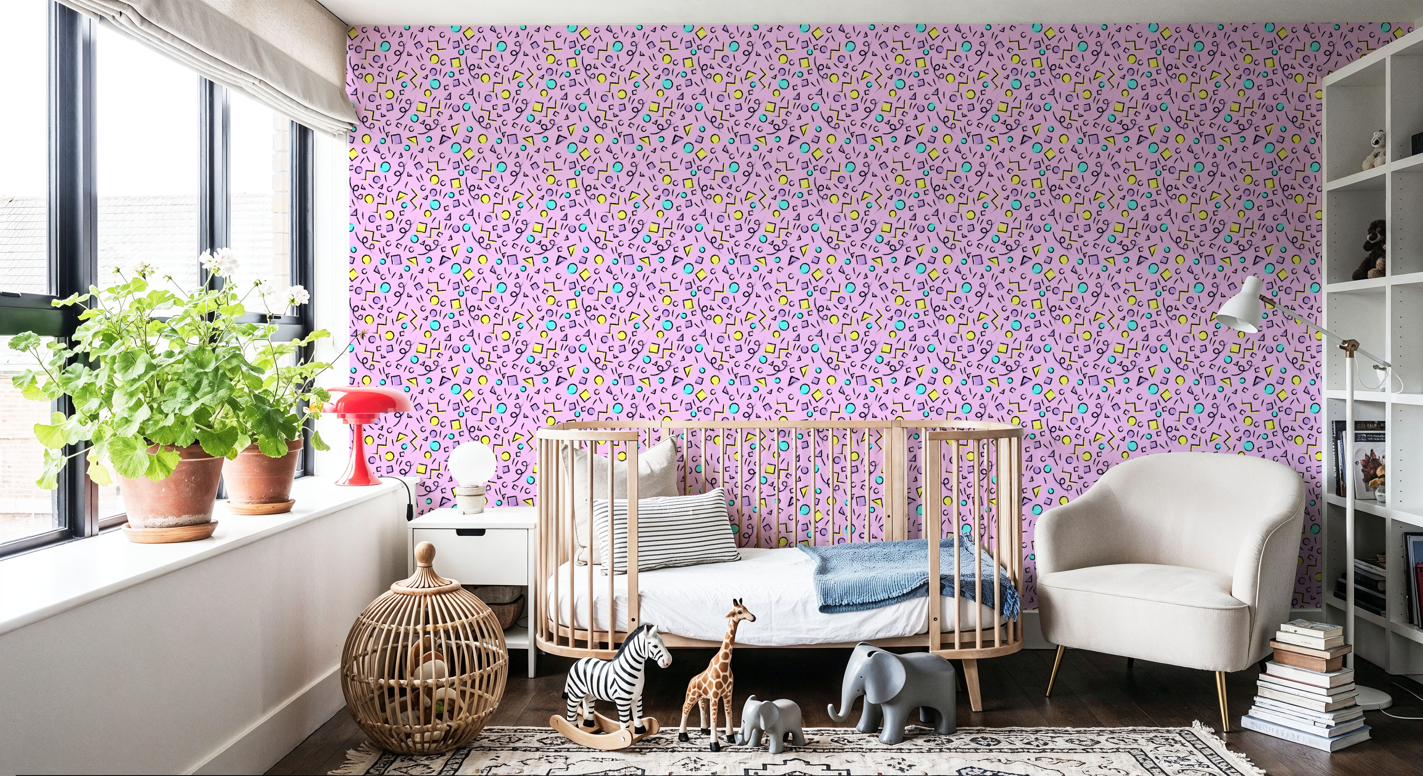 90's Confetti, Pink