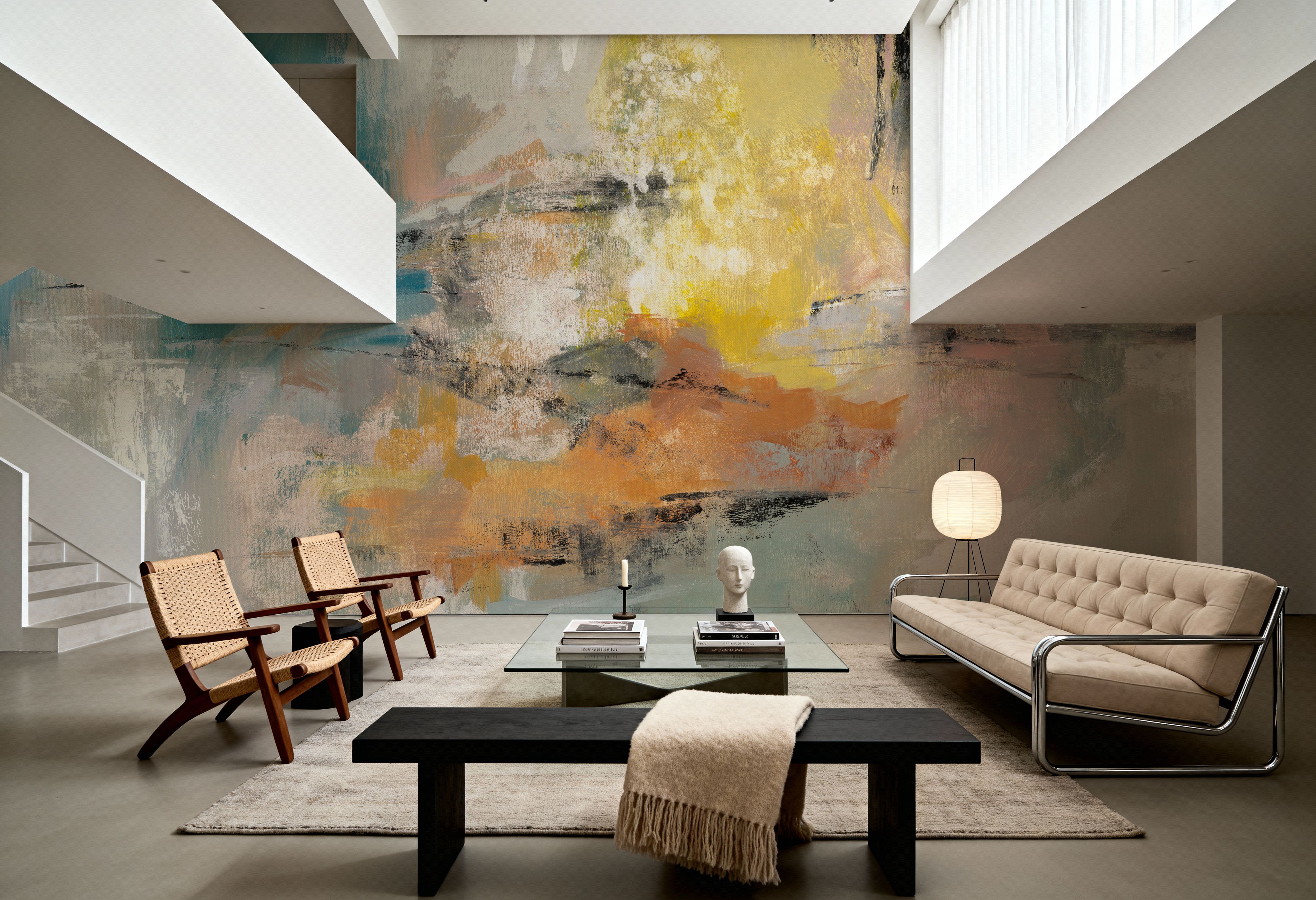 Sea And Land on Canvas