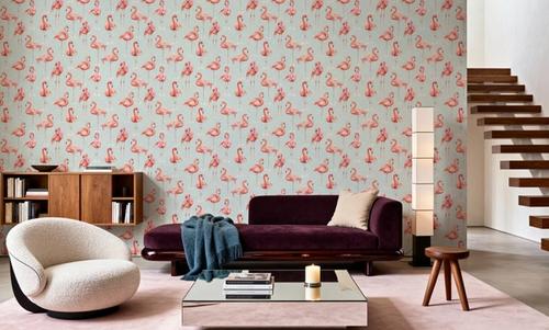 Flamingo Goals Blue