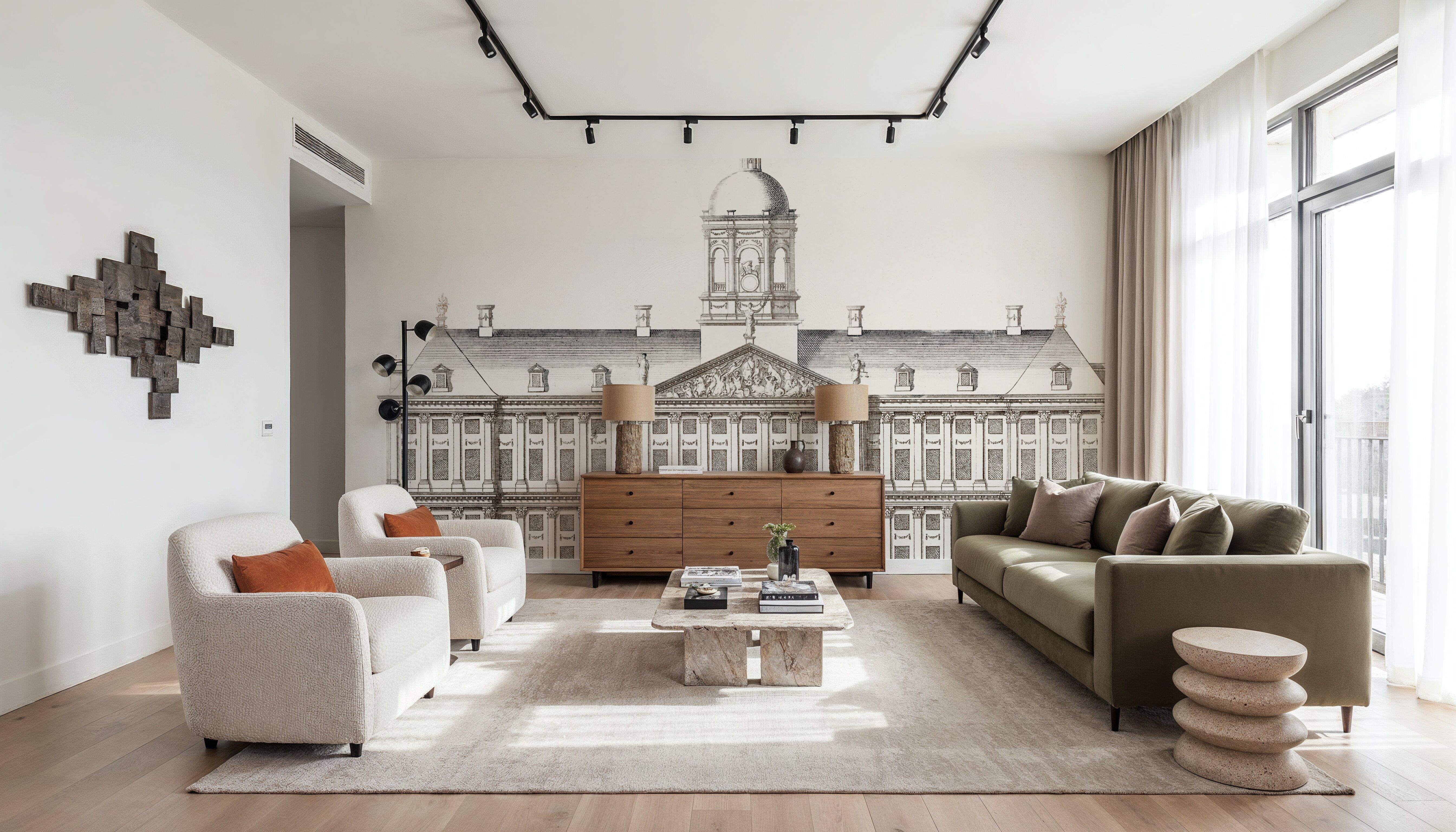 The City Hall In Amsterdam, Front