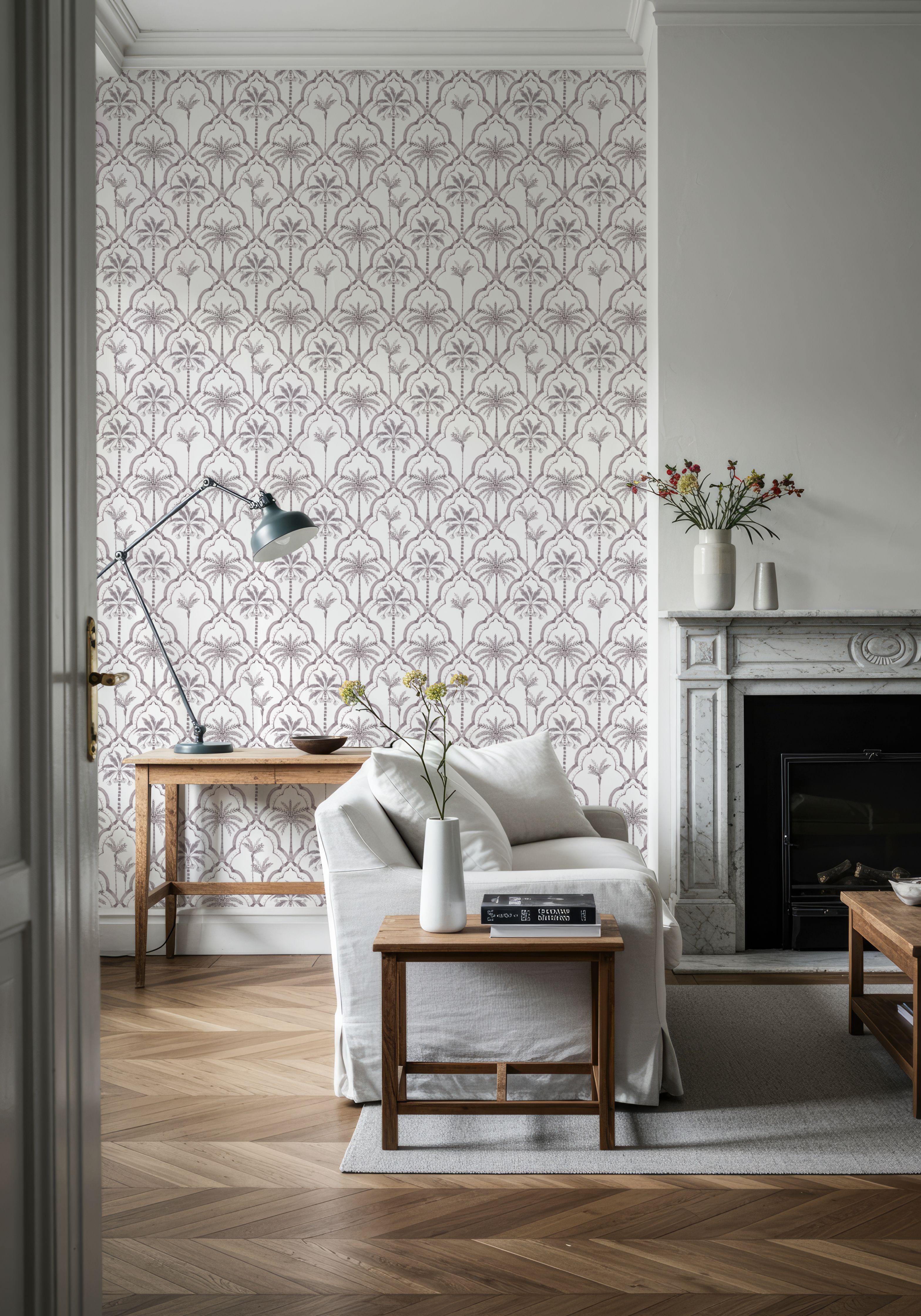 The Palm Lattice, Lavender Gray