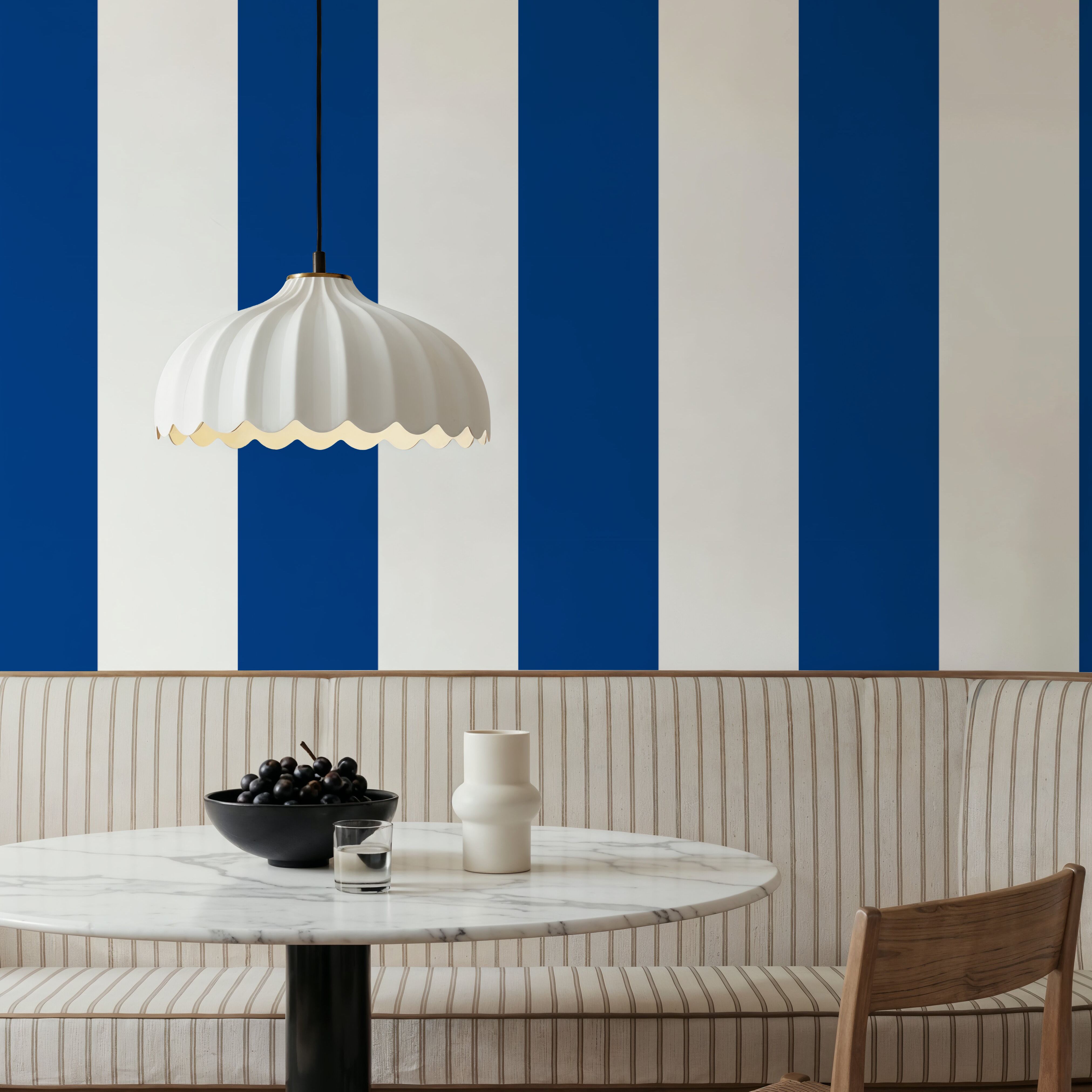 Circus Stripes, Blueberry