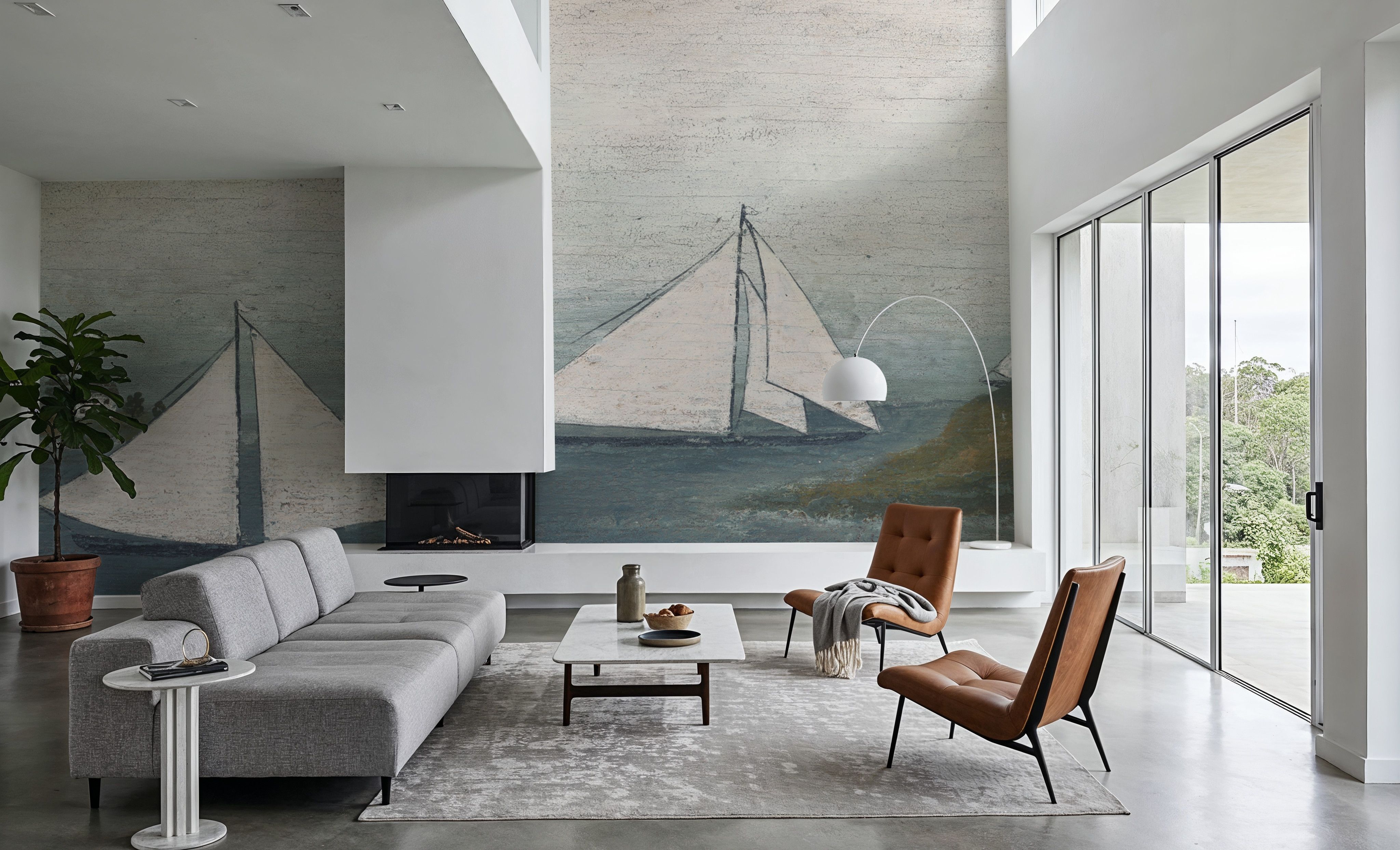 Sailing Ships II, Wallpaper