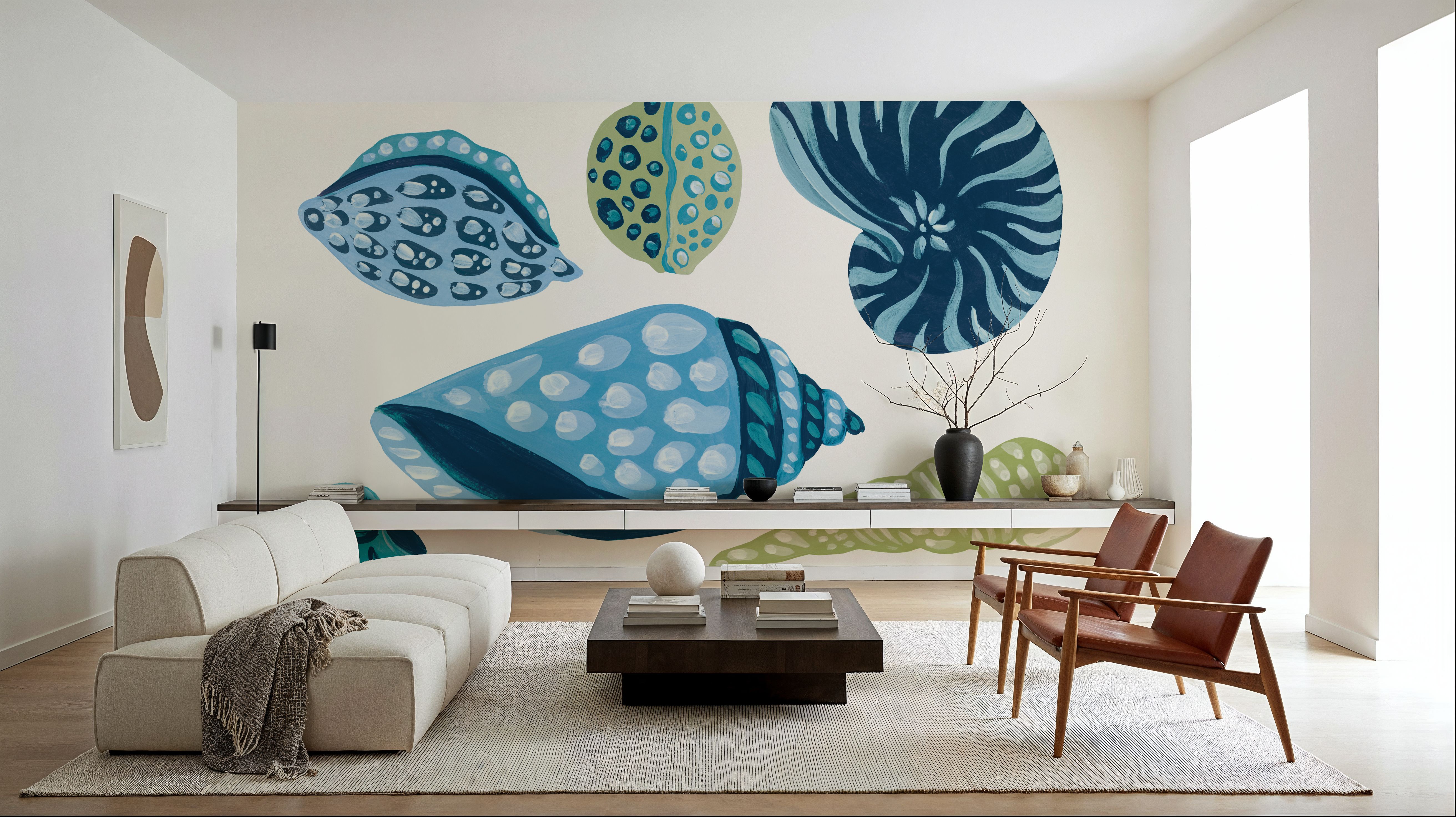 My Tropical Shell Collection I Blue