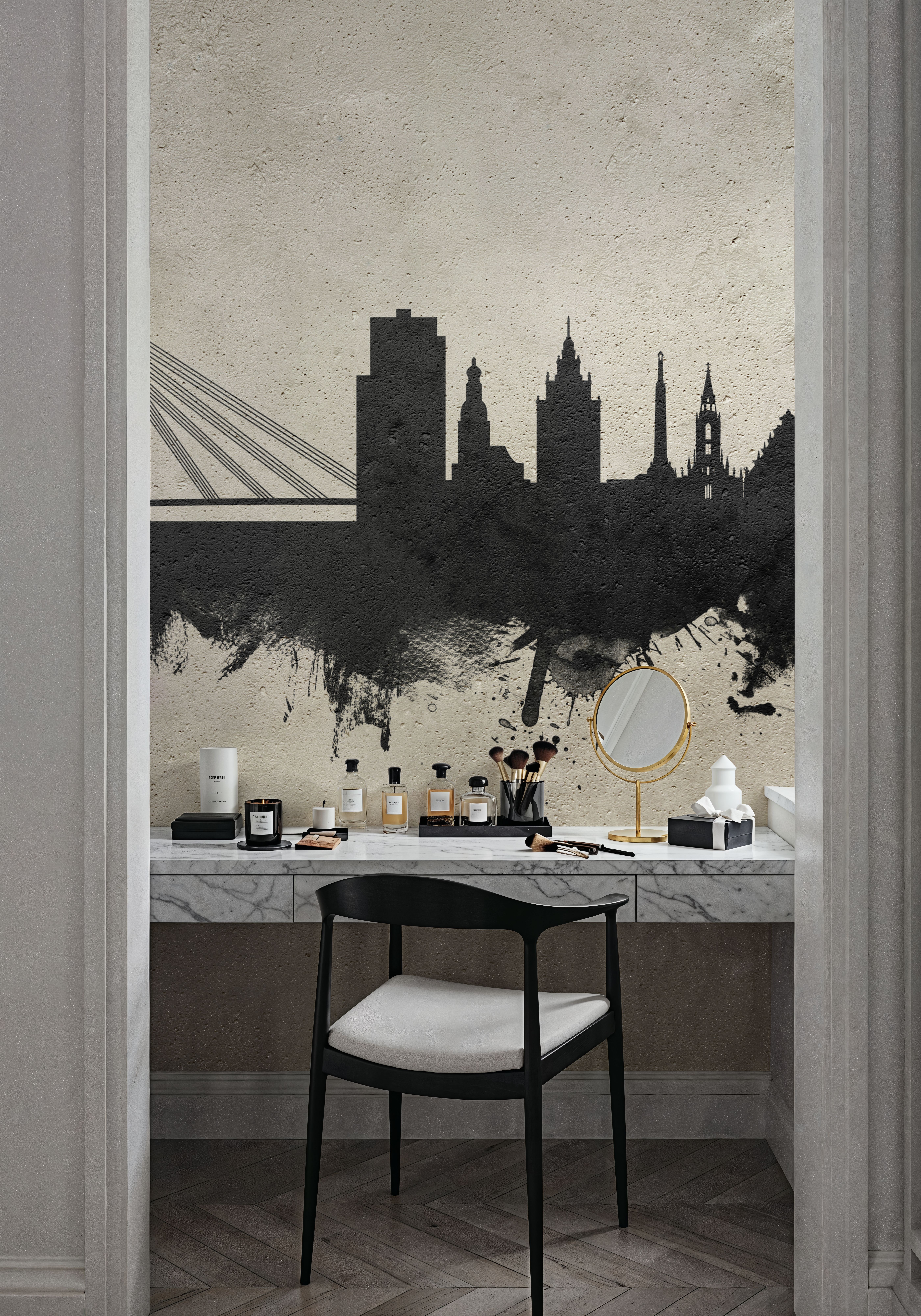 Riga Latvia Skyline Concrete