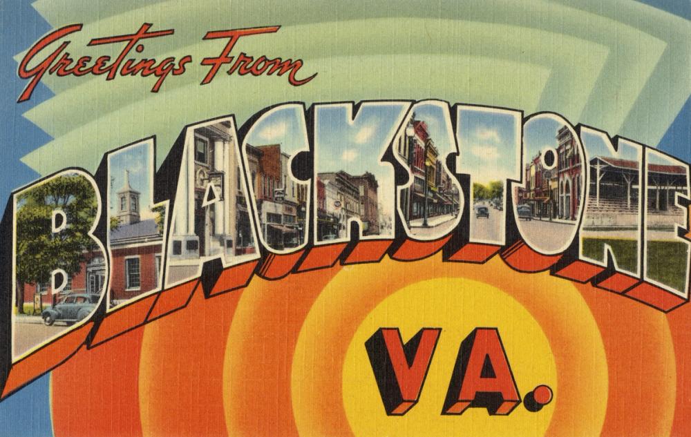 Greetings from Blackstone - Screenprint Postcard