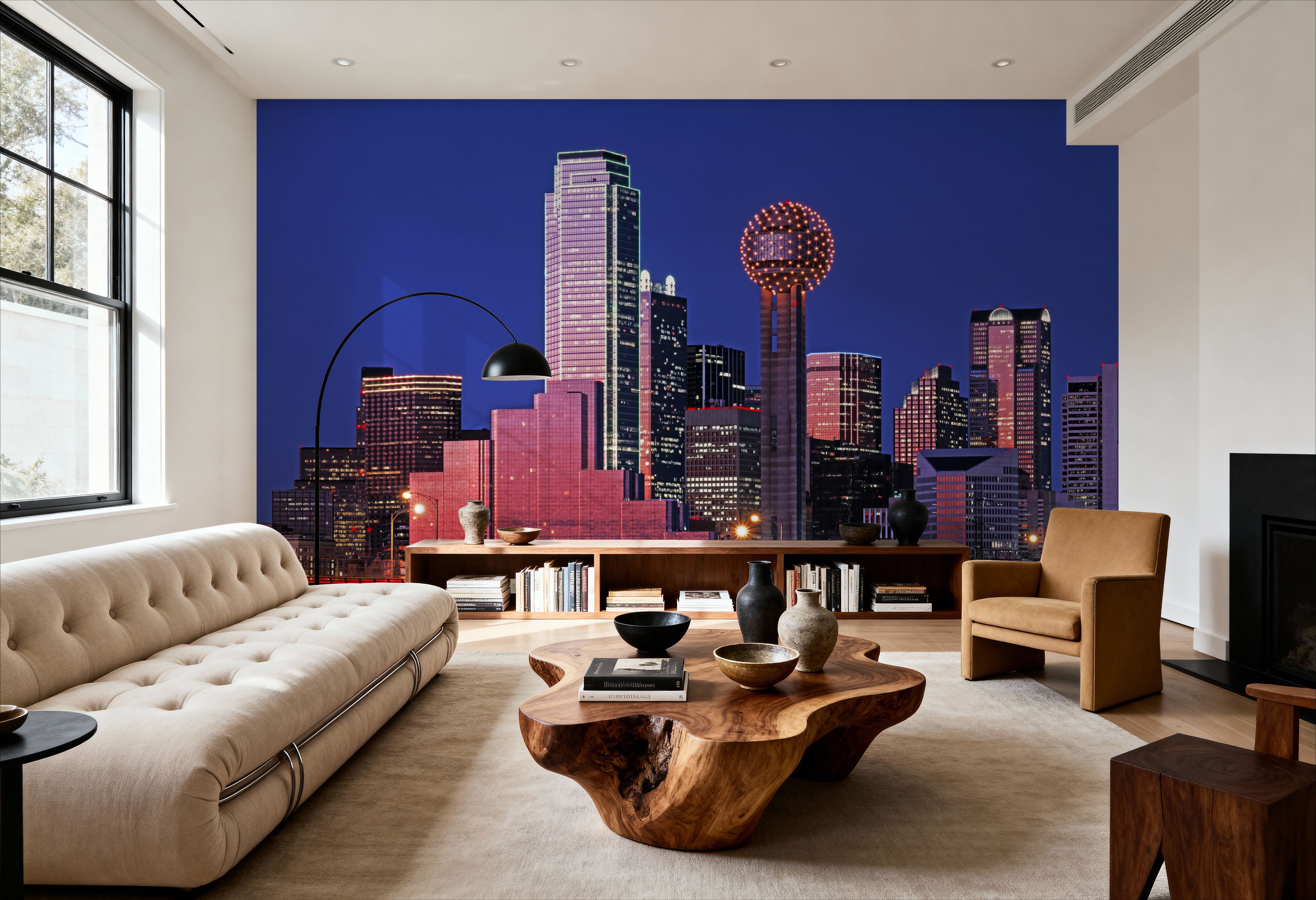 Radiant Skyline Gleam, Wallpaper