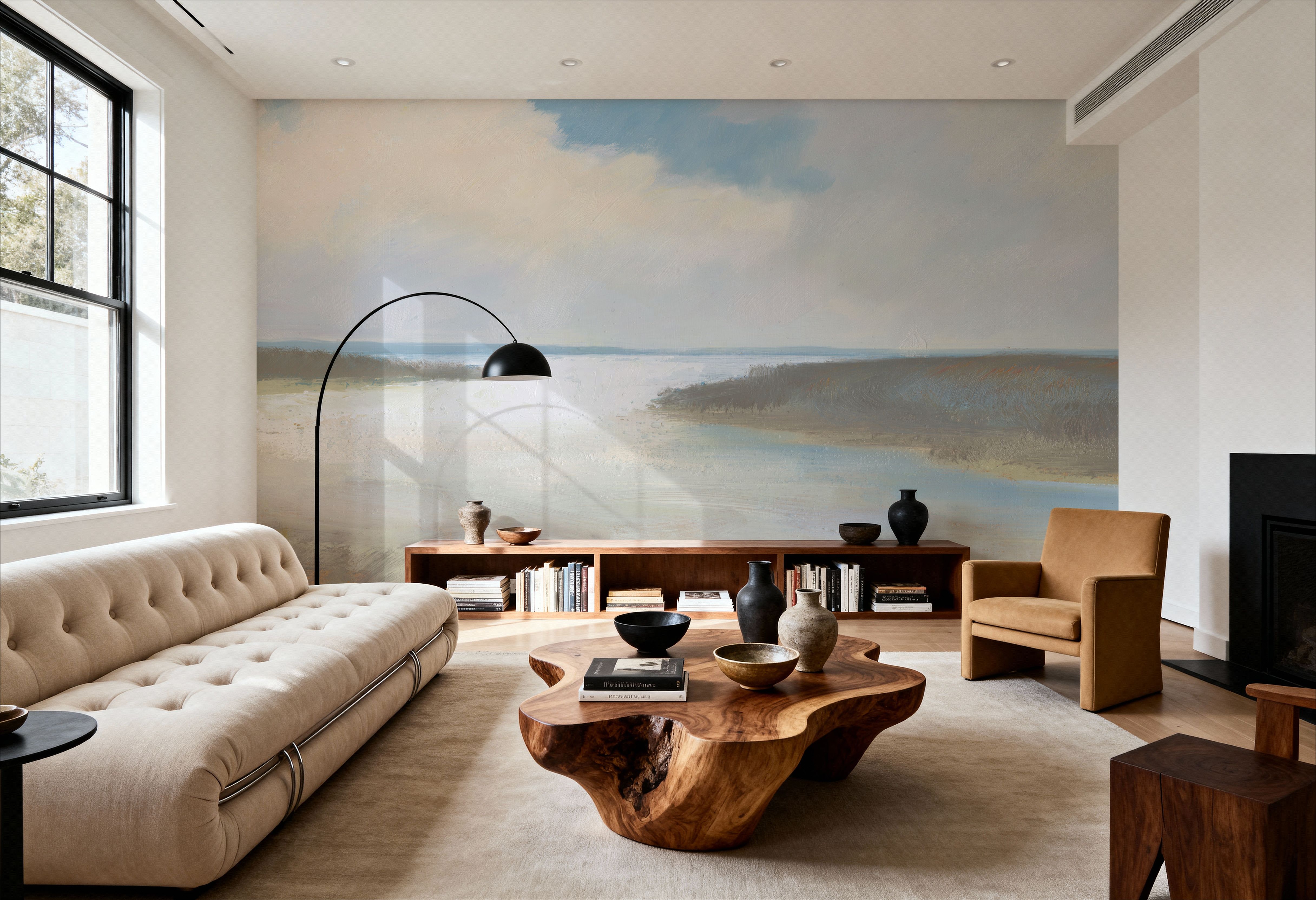 Soft Shore, Papel pintado