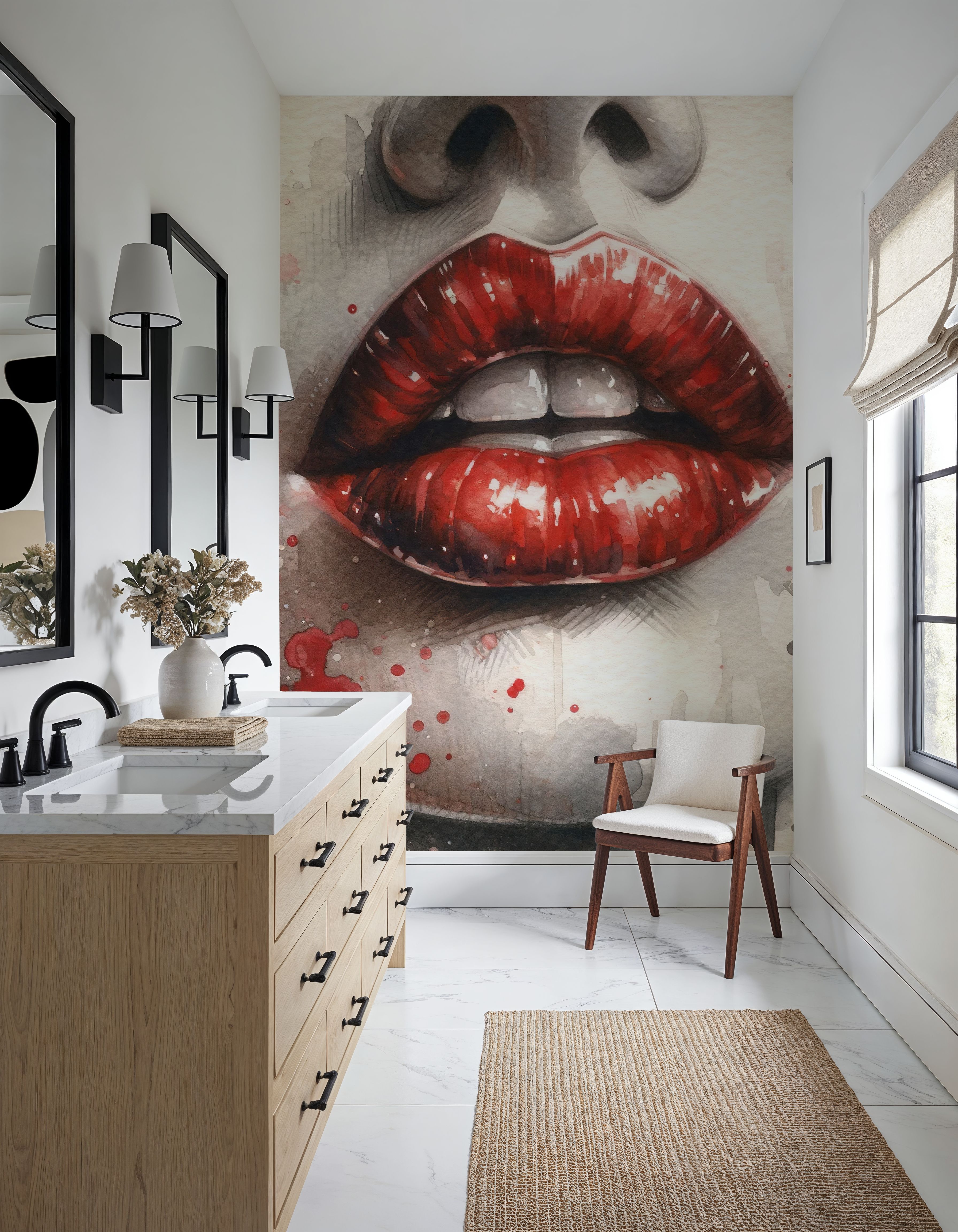 Watercolor Lips