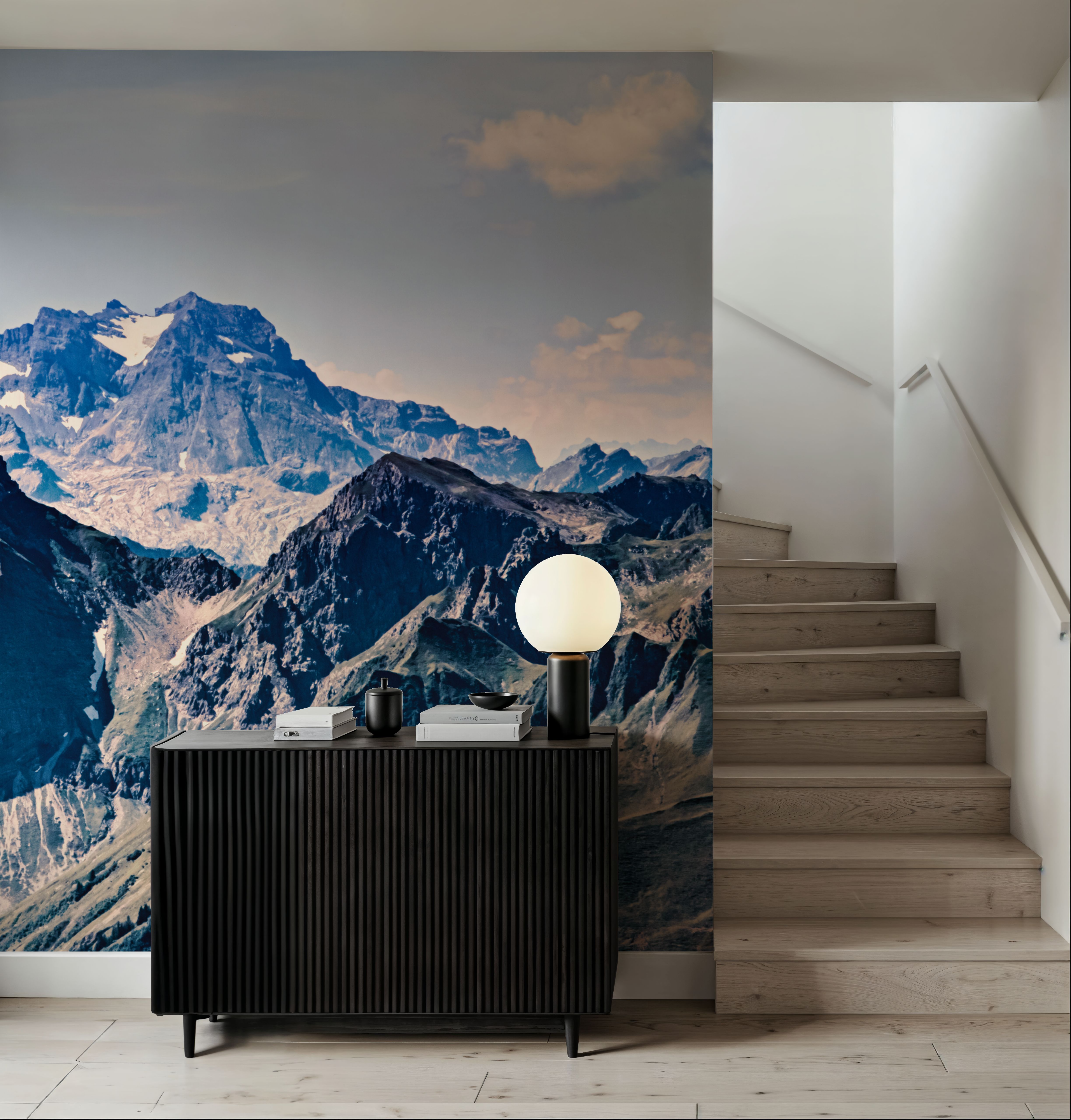 Vintage Look Mountain Top